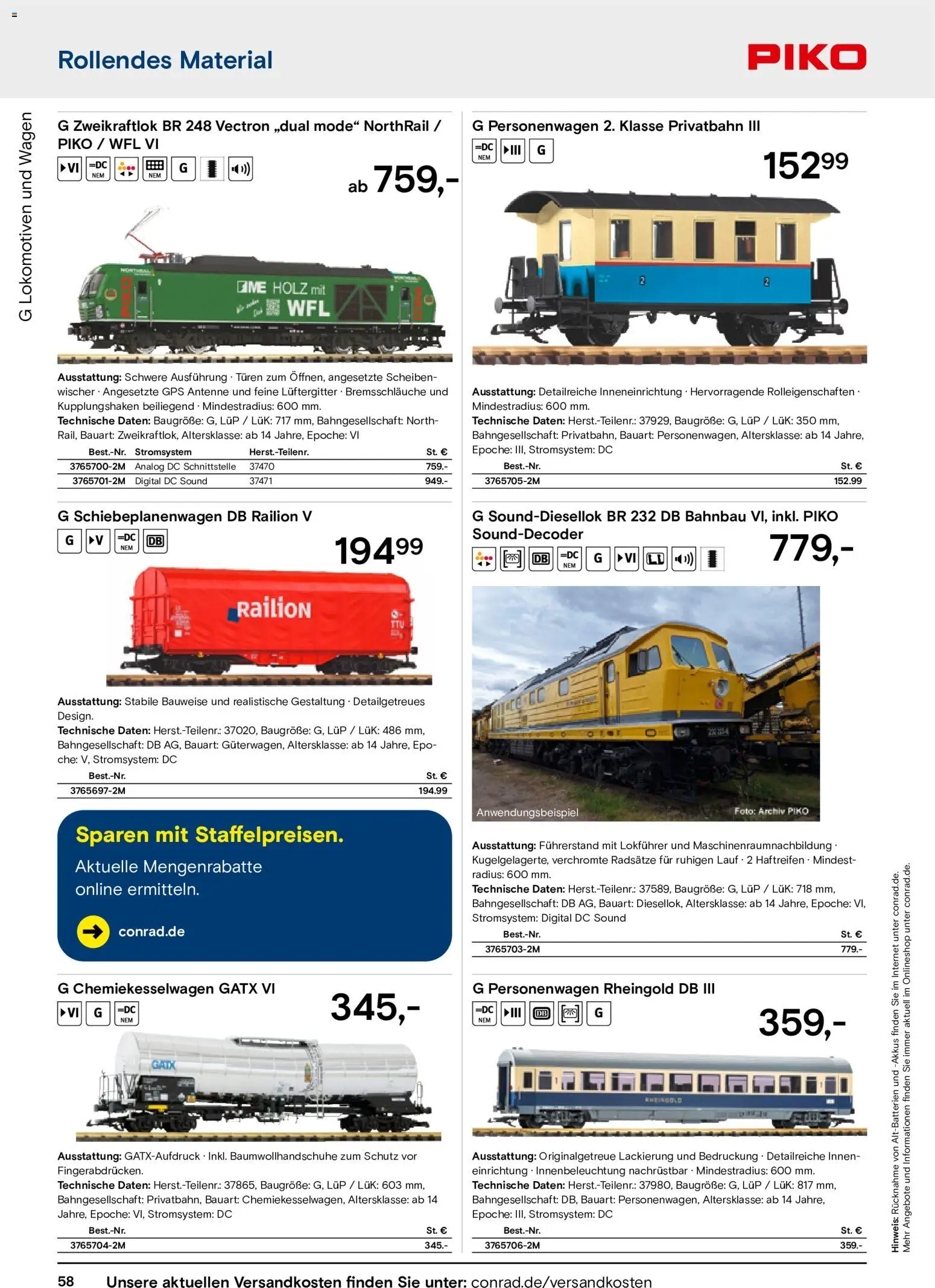 Conrad Modellbahn Katalog – gültig ab 07.09.2026 | Seite: 62 | Produkte: Antenne
