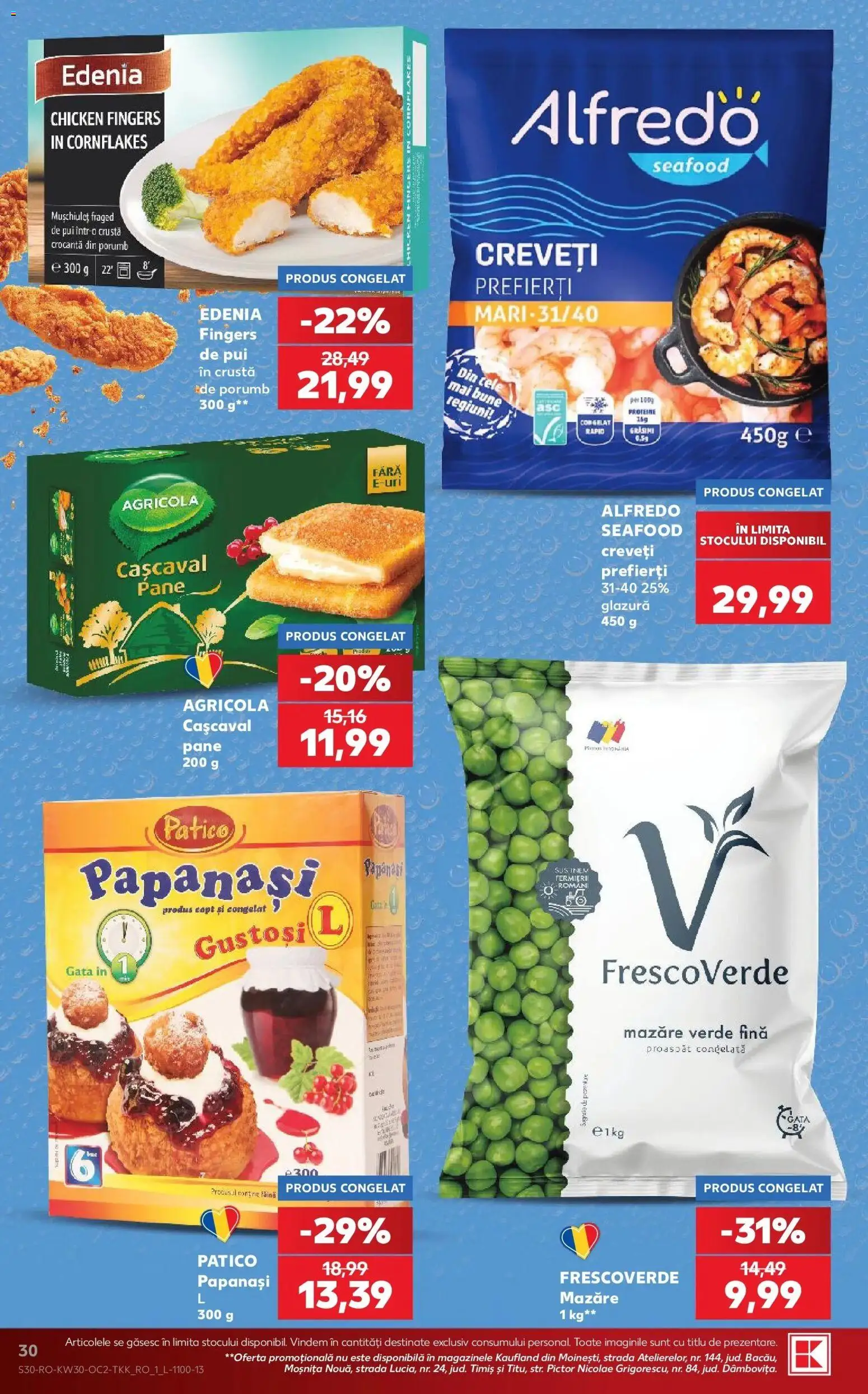 Noul catalog Kaufland – valabil de la 22.07.2026 | Pagină: 30 | Produse: Proteine, Agricola, Pui, Porumb