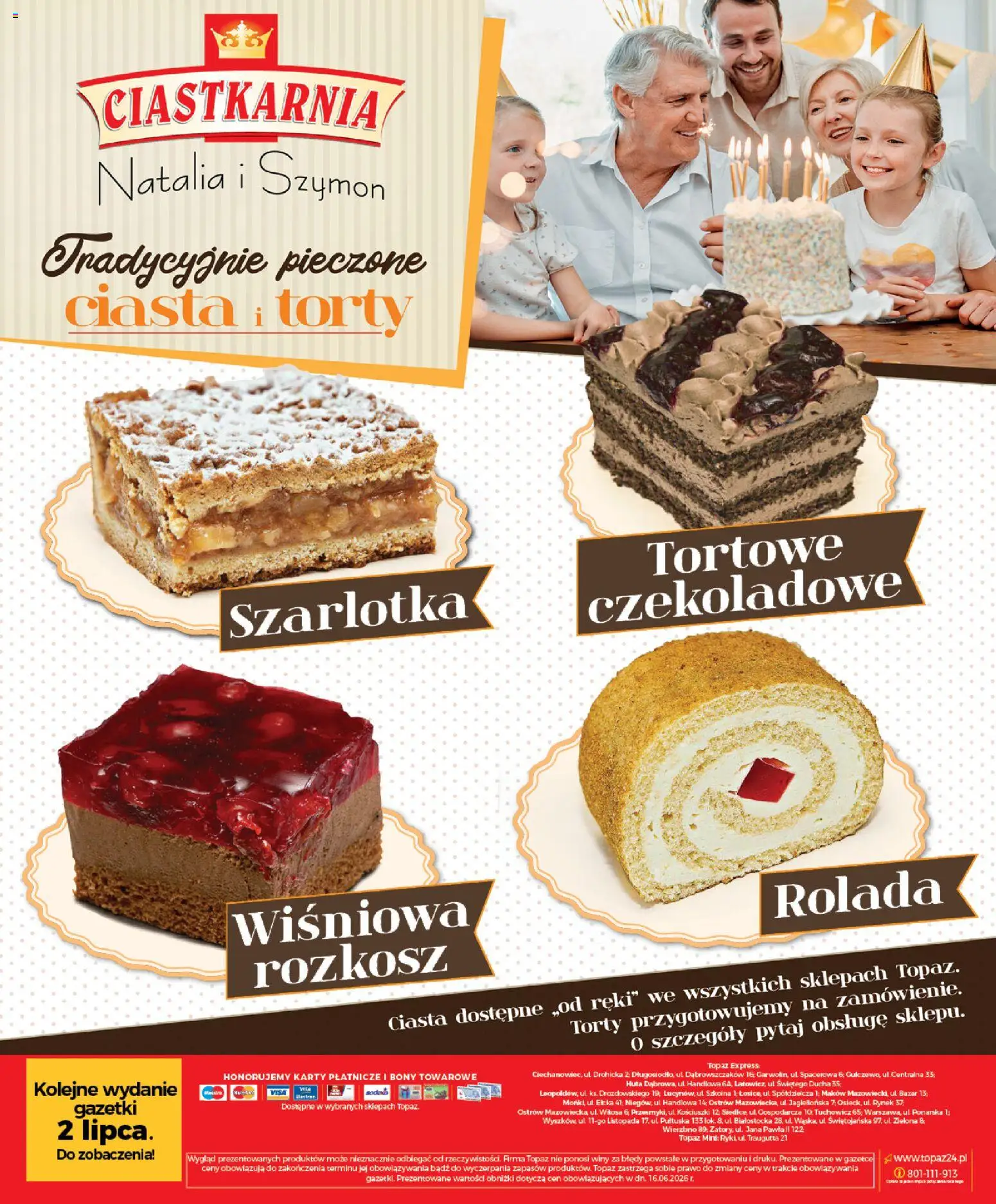 Topaz gazetka - Express od 25.06.2026 | Strona: 28 | Produkty: Rolada