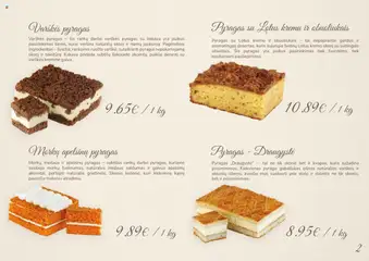 ČIA MARKET leidinys galioja nuo 01.06.2025 | Puslapis: 3 | Prekių: Pyragas