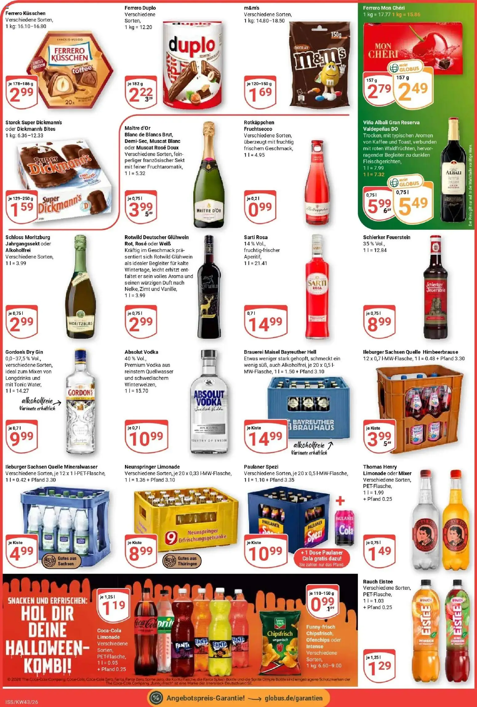Globus Prospekt Isserstedt (ab 19.10.2026) » Angebote online | Seite: 4 | Produkte: Sekt, Duft, M&M's, Fruchtsecco