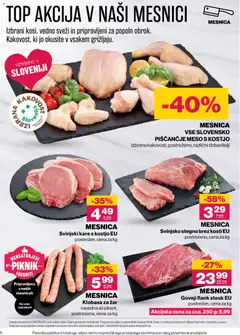 Mercator katalog akcije – veljaven od 10.09.2026 | Stran: 6 | Izdelki: Zar, Piscancje meso, Svinjski kare