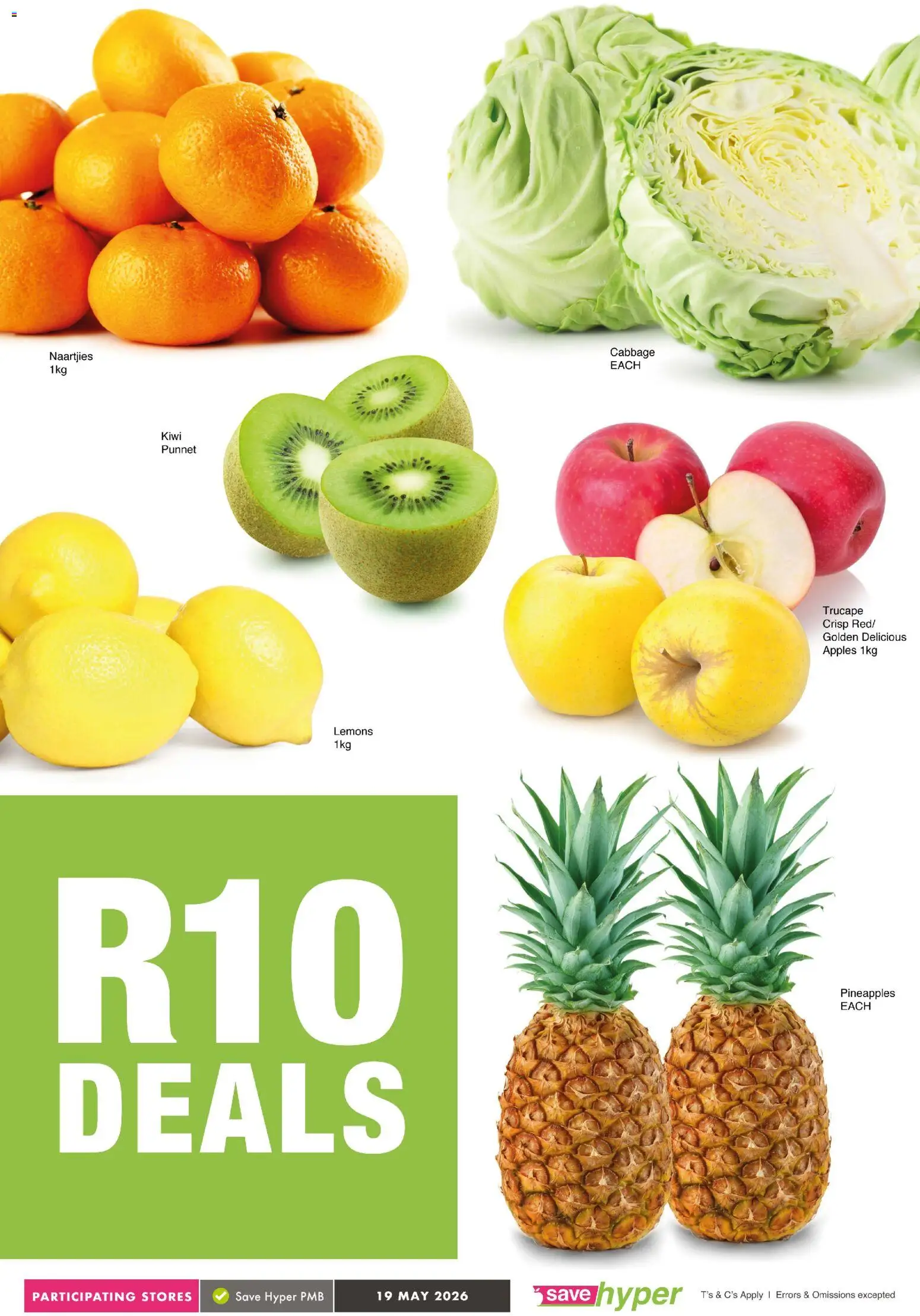 New Save catalogue – valid from 19.05.2026 | Page: 3 | Products: Apples, Kiwi