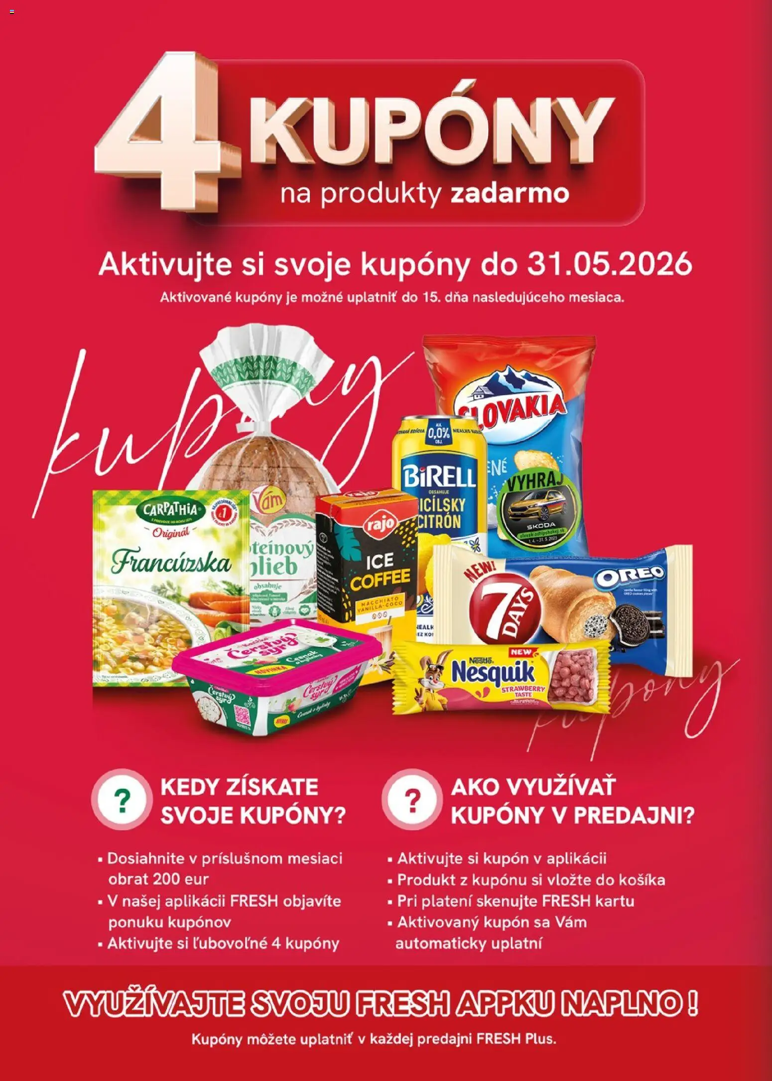 Nové Fresh akcie – leták je platný od 21.05.2026 | Strana: 44 | Produkty: Birell, Raid, Nesquik