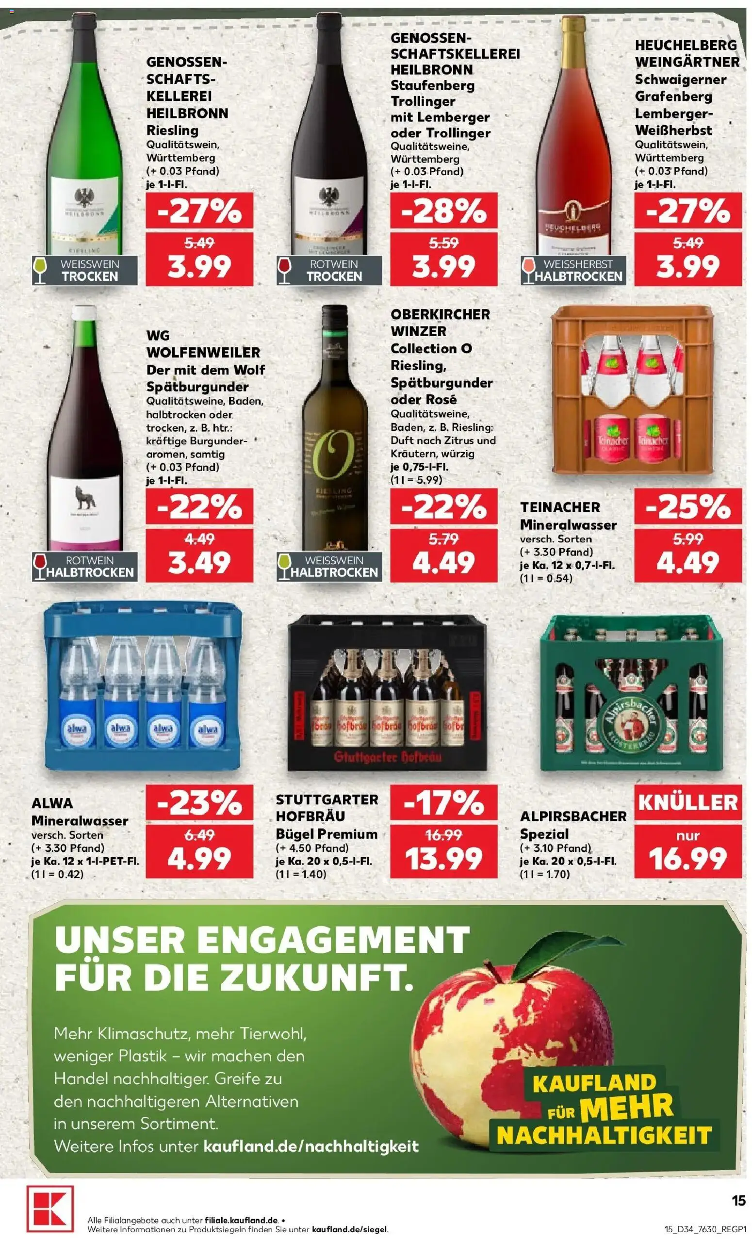 Prospekt Kaufland ab 17.08.2026 » Angebote Online zum Blättern | Seite: 26 | Produkte: Weißwein, Rotwein, Duft, Mineralwasser
