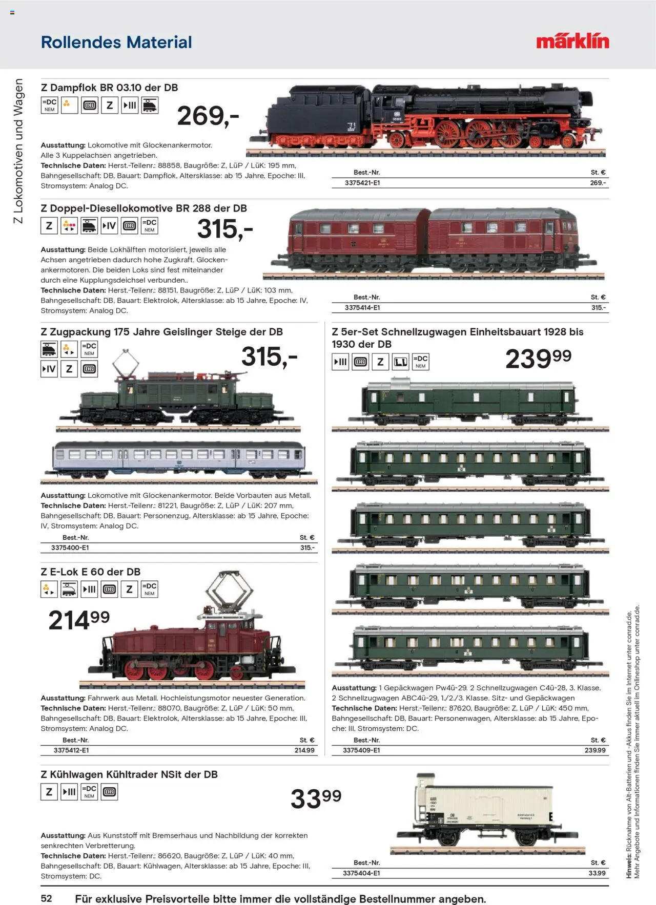 Conrad  Modellbahn Katalog – gültig ab 25.08.2025 | Seite: 54