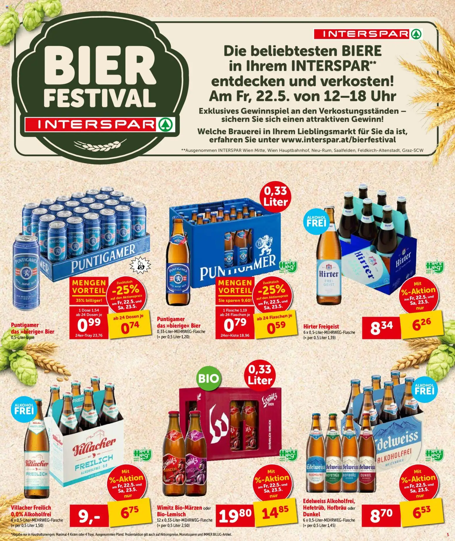 Interspar Flugblatt - Kärnten gültig ab 21.05.2026 | Seite: 6 | Produkte: Uhr, Bier
