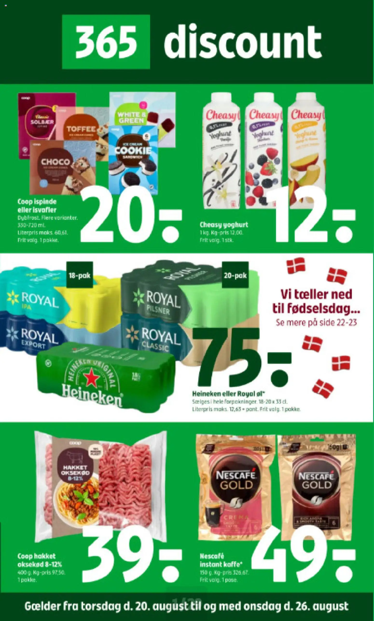 Coop 365 tilbudsavis – gyldig fra 20/08/2026 | Side: 1