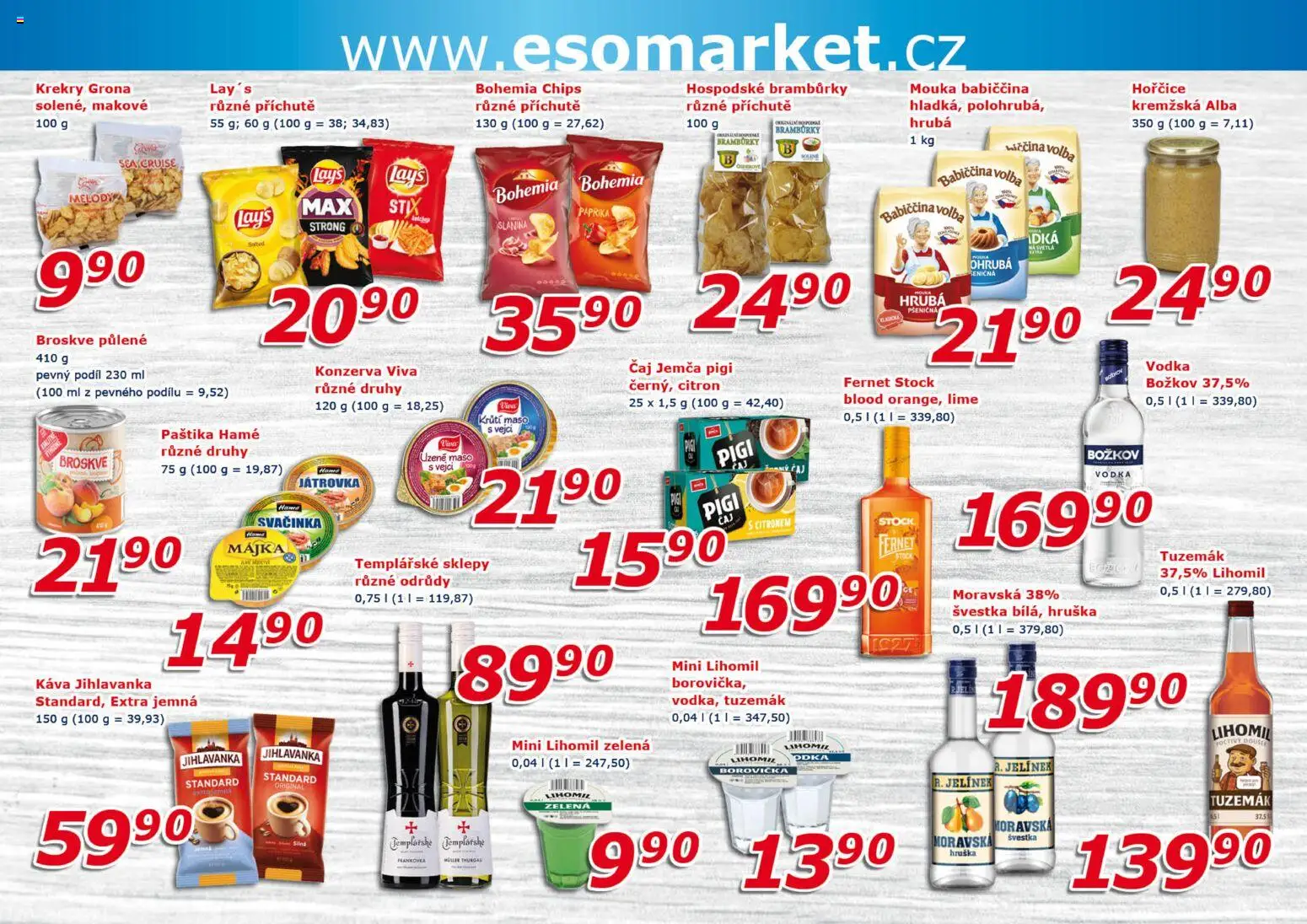 Eso market leták od 02.09.2026 | Strana: 6 | Produkty: Čaj, Bramburky, Krekry, Citron