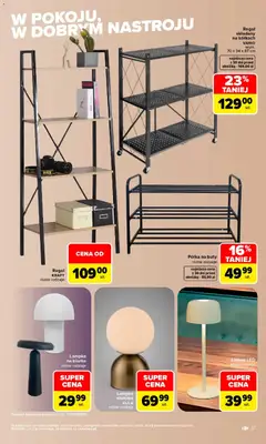 Pogląd oferty "Carrefour gazetka - Stylowy dom" - ważna od 07.09.2026 | Strona: 17 | Produkty: Buty, Lampka na biurko, Lampa led, Lampka stołowa