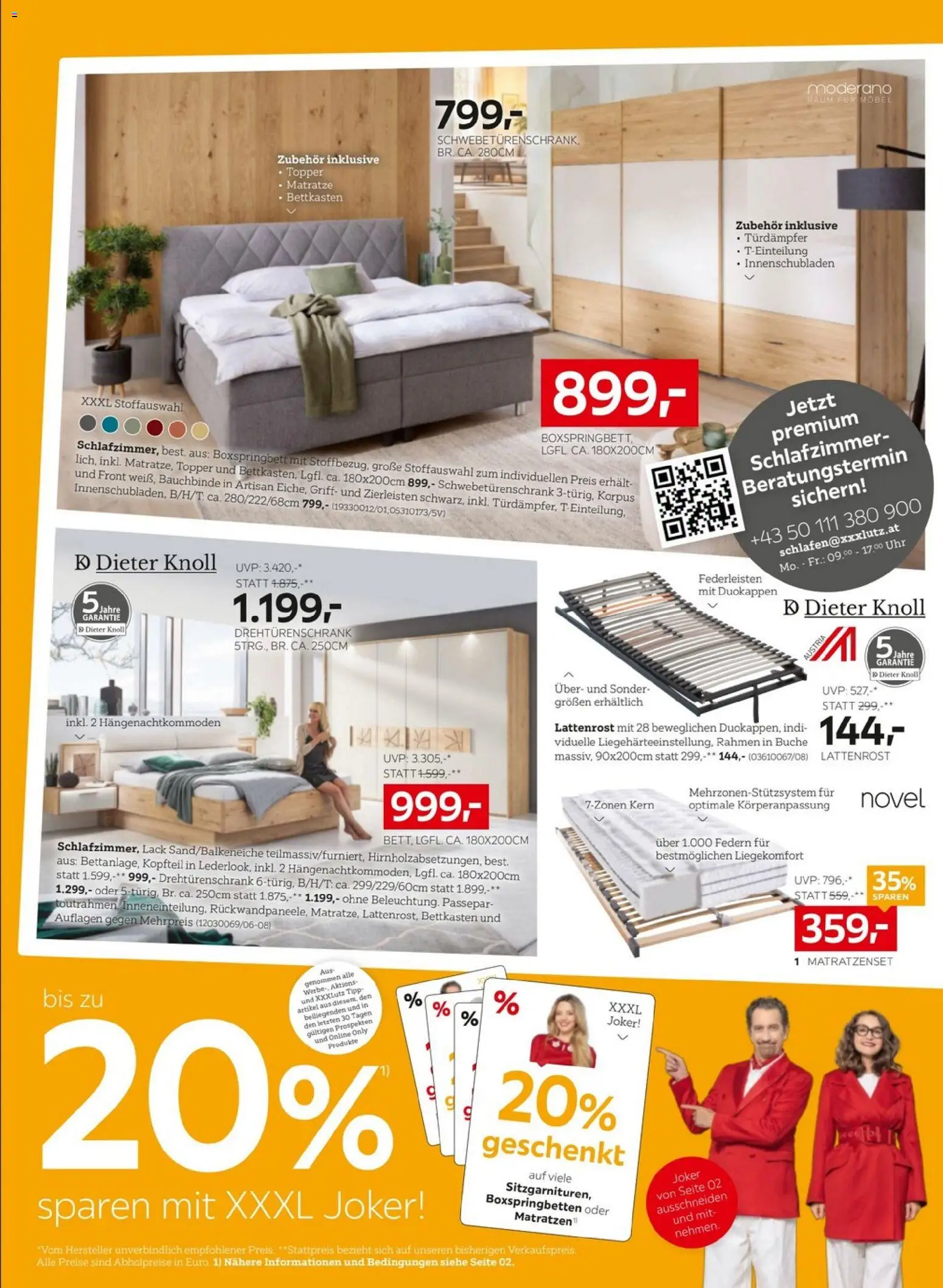 XXXLutz Prospekt aktuell gültig ab 09.06.2026 | Seite: 4 | Produkte: Uhr, Matratze, Lattenrost