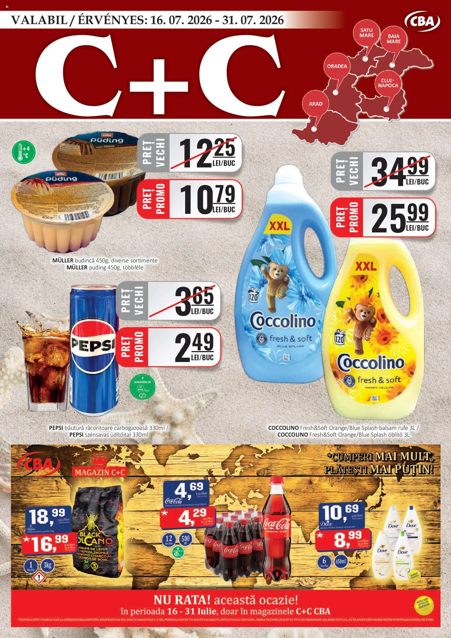 Noul catalog CBA – valabil de la 16.07.2026 | Pagină: 1 | Produse: Rață, Amerikan servis, Balsam