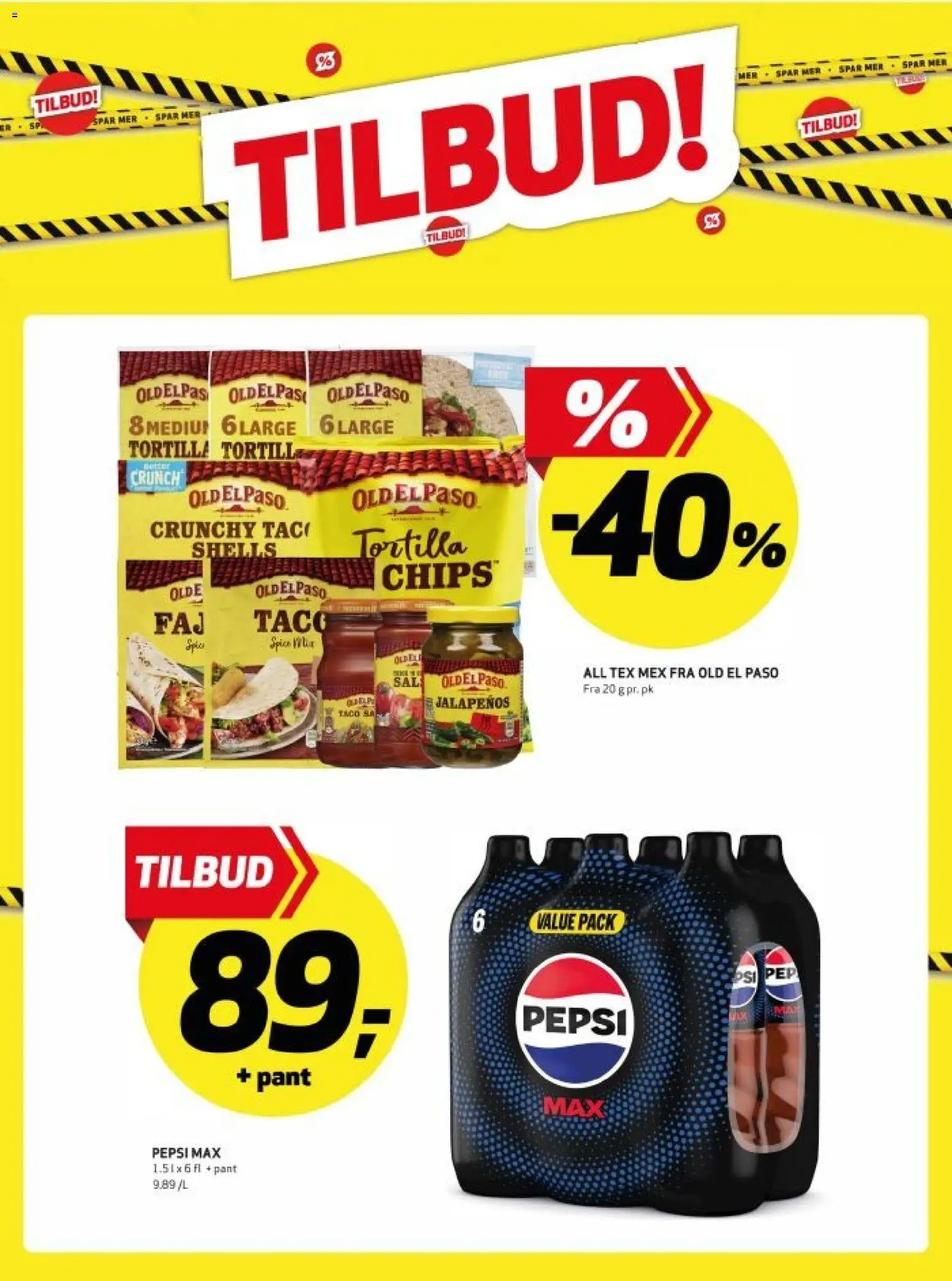 {H1} | Side: 2 | Produkter: Tex mex, Chips, Tortilla, Pepsi