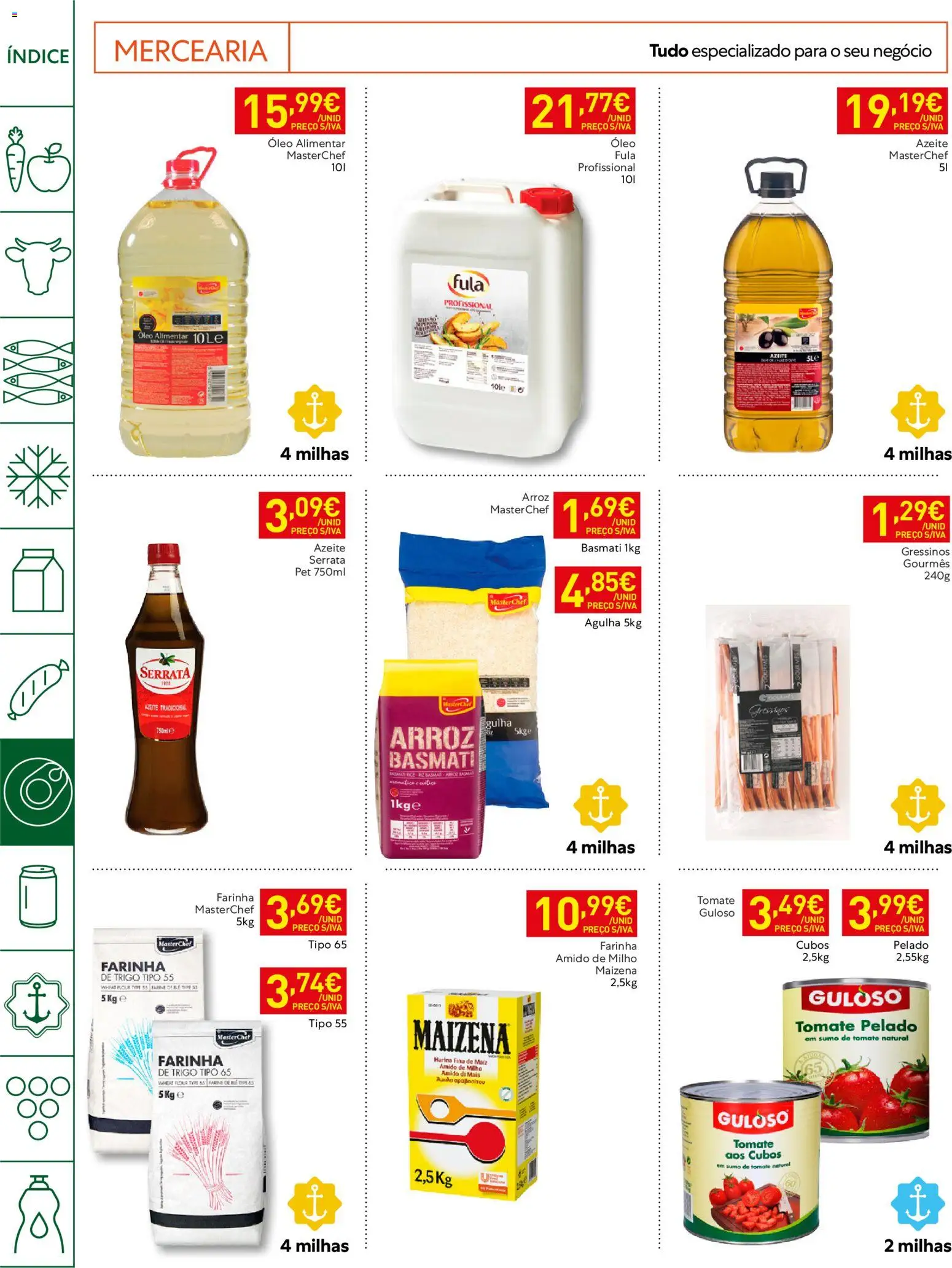 Recheio folheto Horeca Madeira │ válido de 20/10/2026 | Página: 12 | Produtos: Azeite, Mercearia, Arroz, Milho