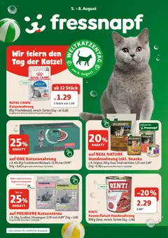 Fressnapf Flugblatt ab 05.08.2026 gültig