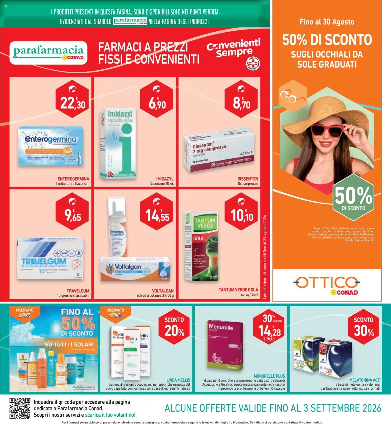 Volantino Conad del 13/08/2026 | Pagina: 20 | Prodotti: Valeriana, Ingredienti, Lenti, Gomme da masticare
