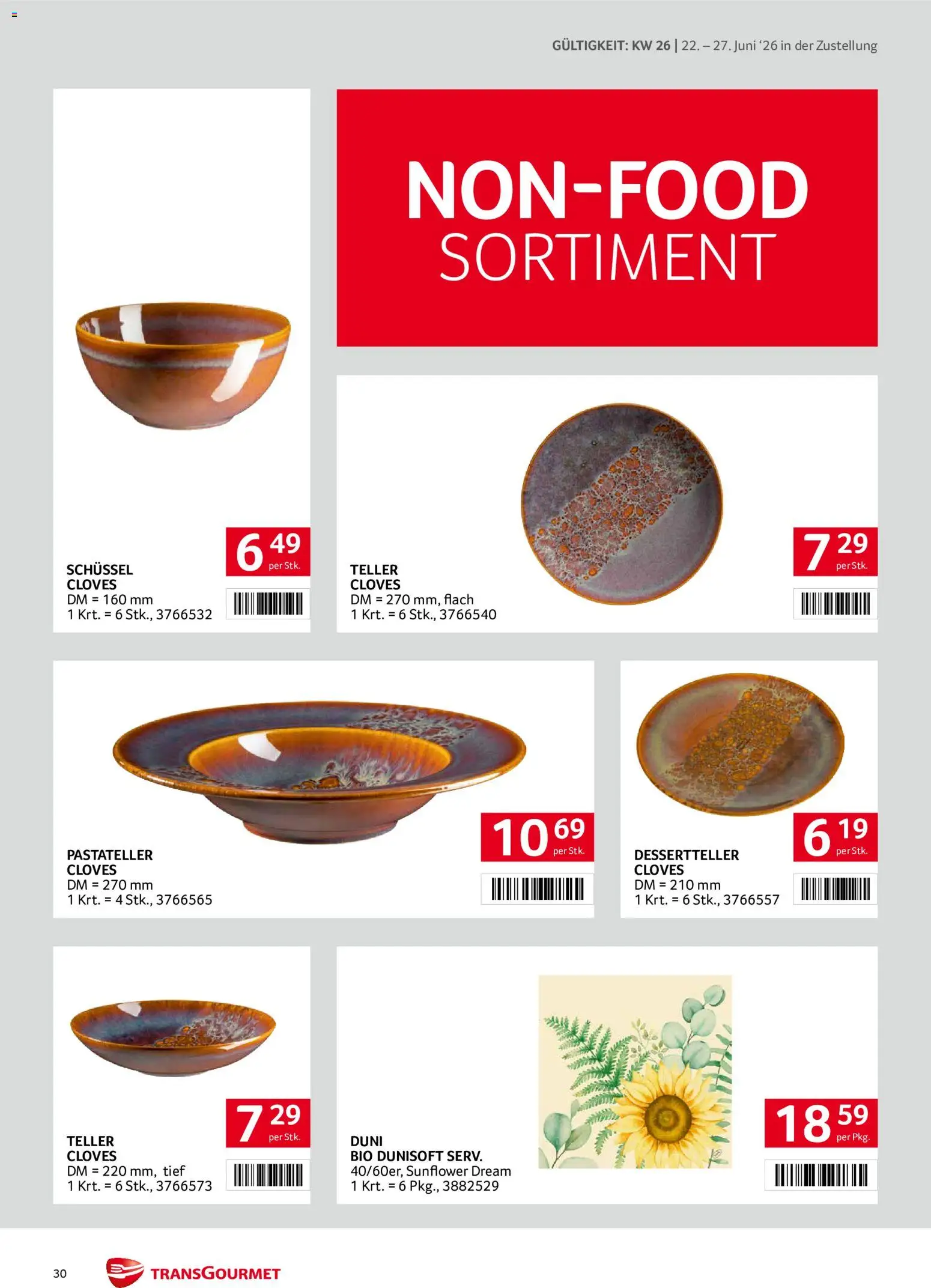 Transgourmet - Broschüre gültig ab 22.06.2026 | Seite: 30
