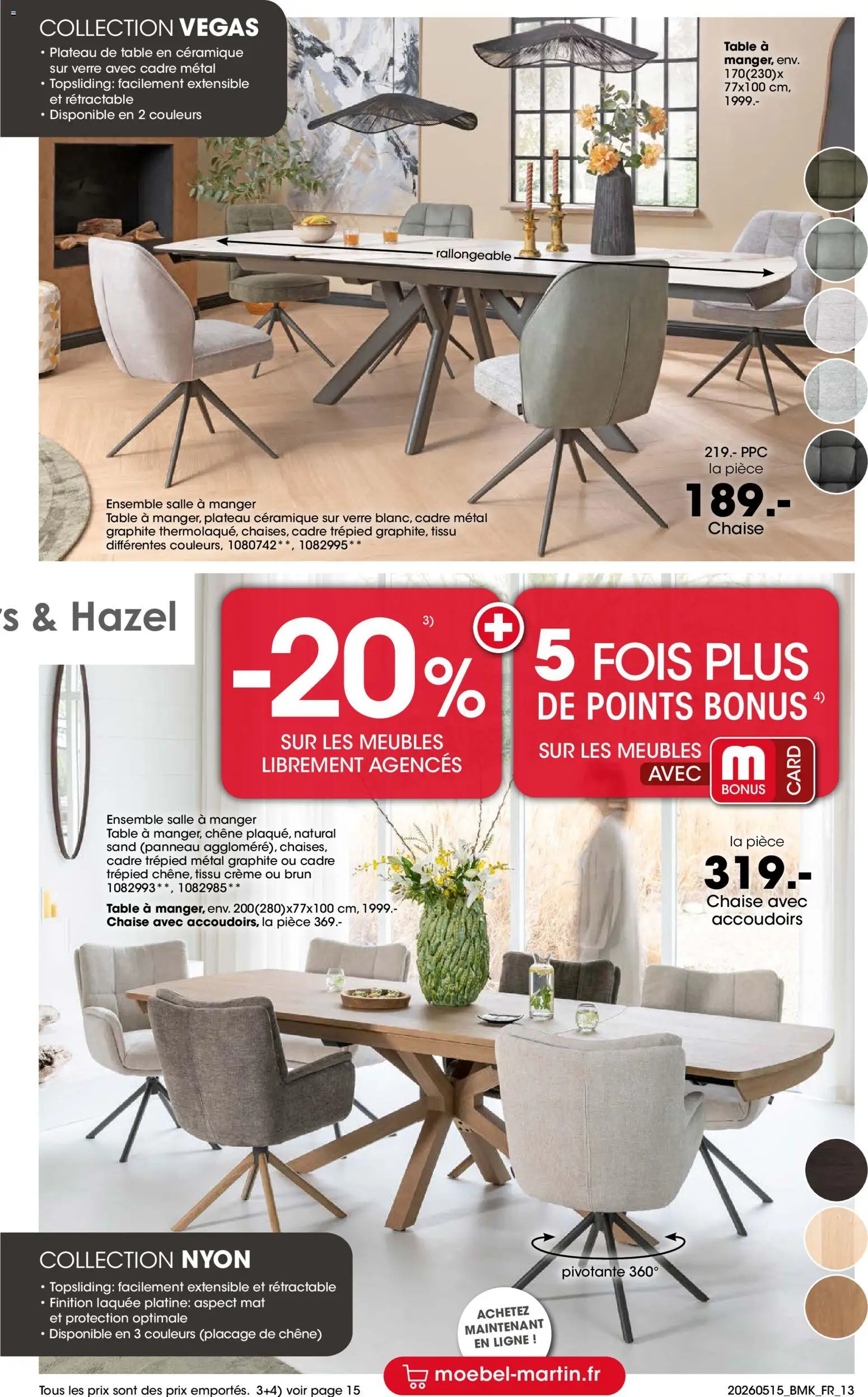 {H1} | Page: 13 | Produits: Plateau, Table, Chaise, Crème