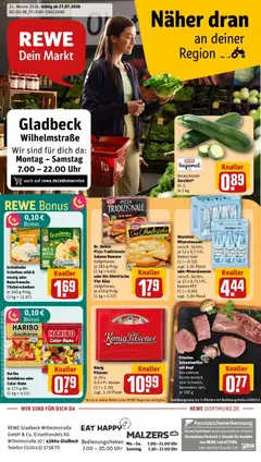 Rewe Prospekt Gladbeck ab 27.07.2026 gültig