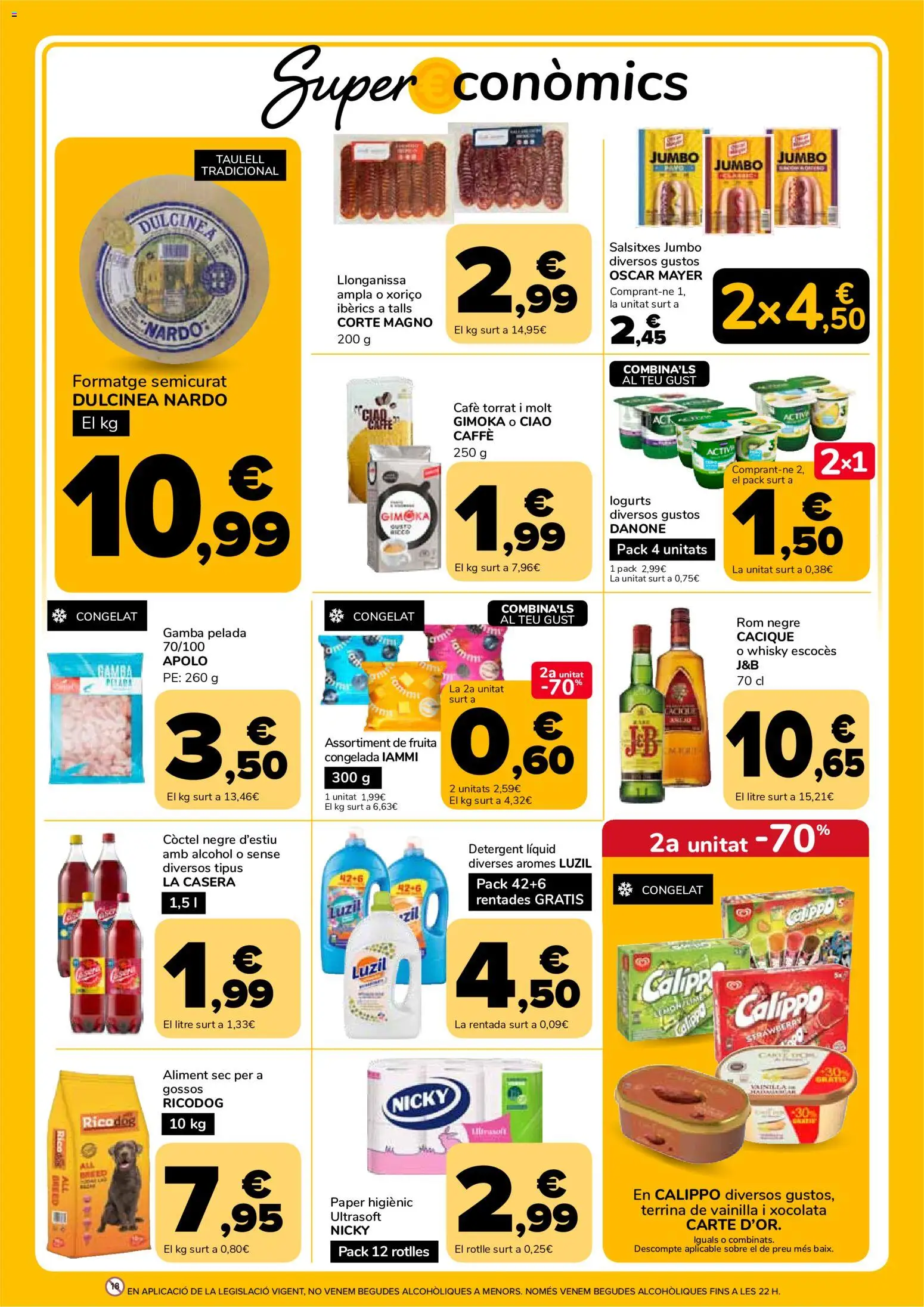 Supeco folleto │ válido desde el 18.06.2026 | Página: 2 | Productos: Café, Whisky, Gamba