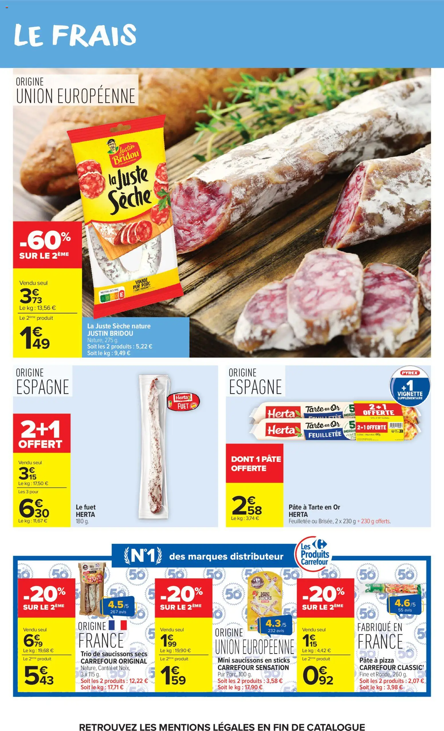 {H1} | Page: 24 | Produits: Pâte à pizza, Viande, Pizza, Porc