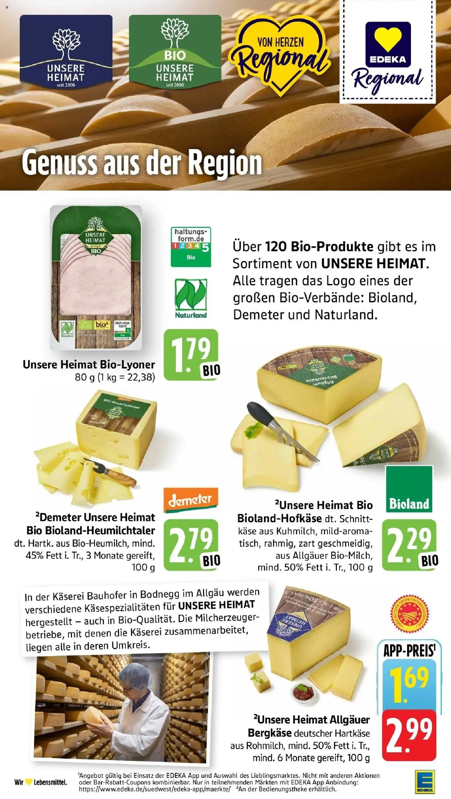 Edeka Prospekt Freiburg – gültig ab 27.07.2026 | Seite: 18 | Produkte: Käse