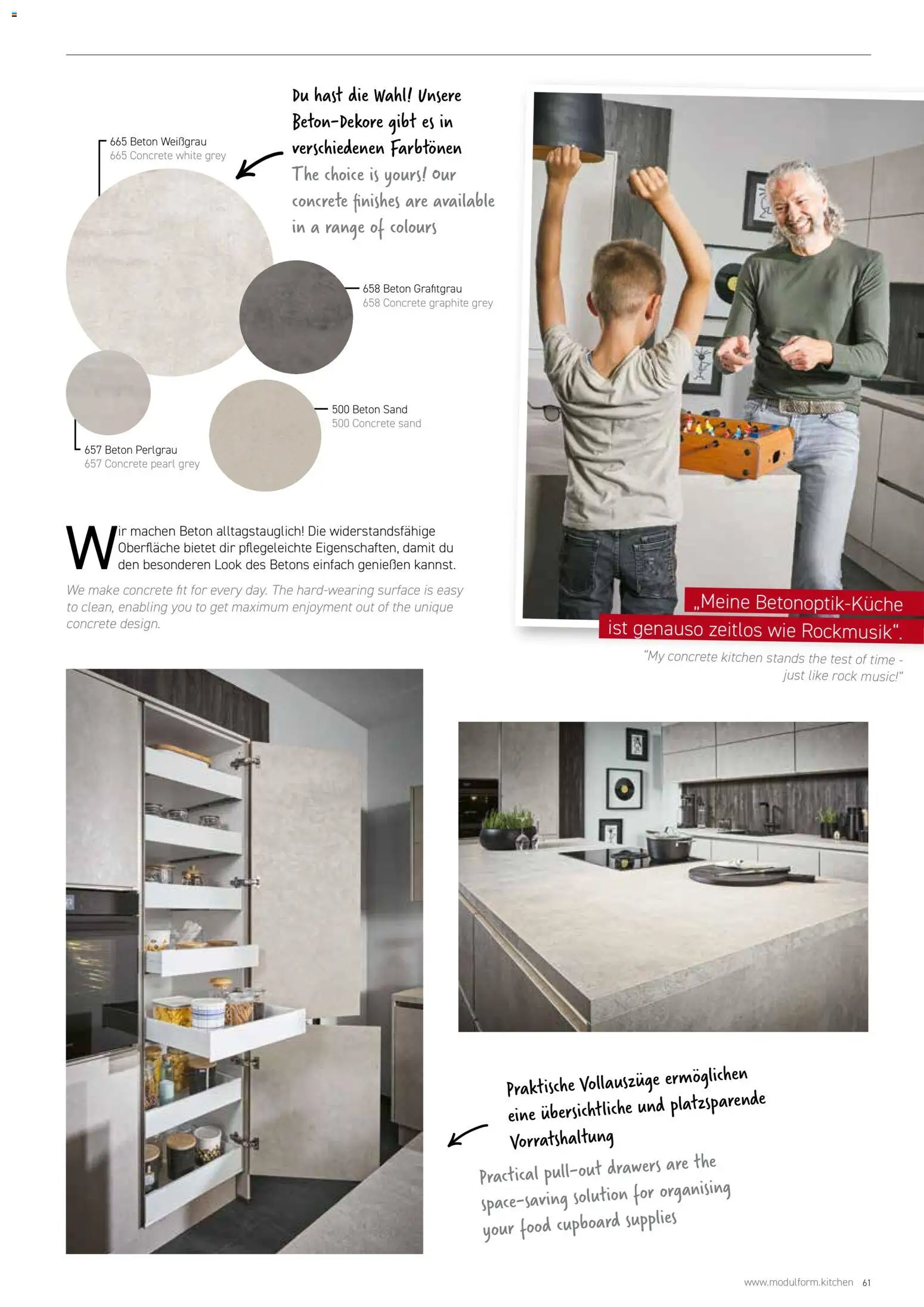 Ostermann Modulform Küchenprospekt 2026 – gültig ab 01.01.2026 | Seite: 61 | Produkte: Rock