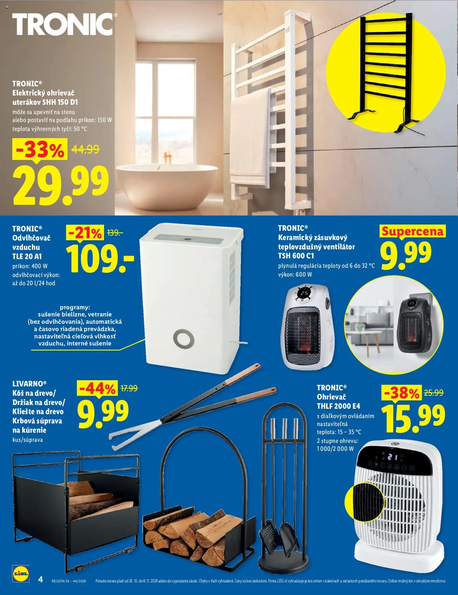 Nové Lidl akcie – leták je platný od 26.10.2026 | Strana: 4