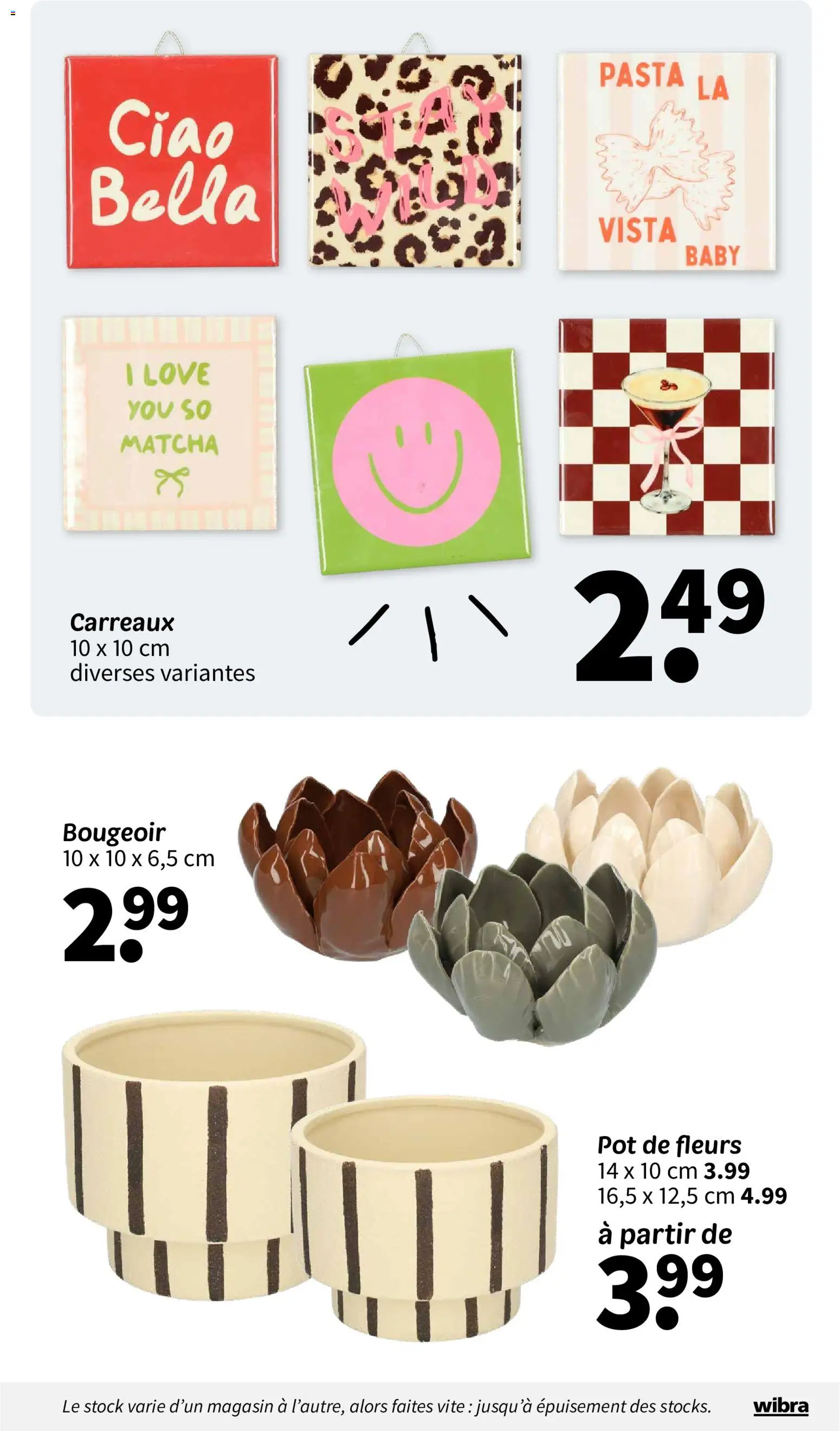{H1} | Page: 18 | Produits: Matcha, Fleurs, Pot de fleurs