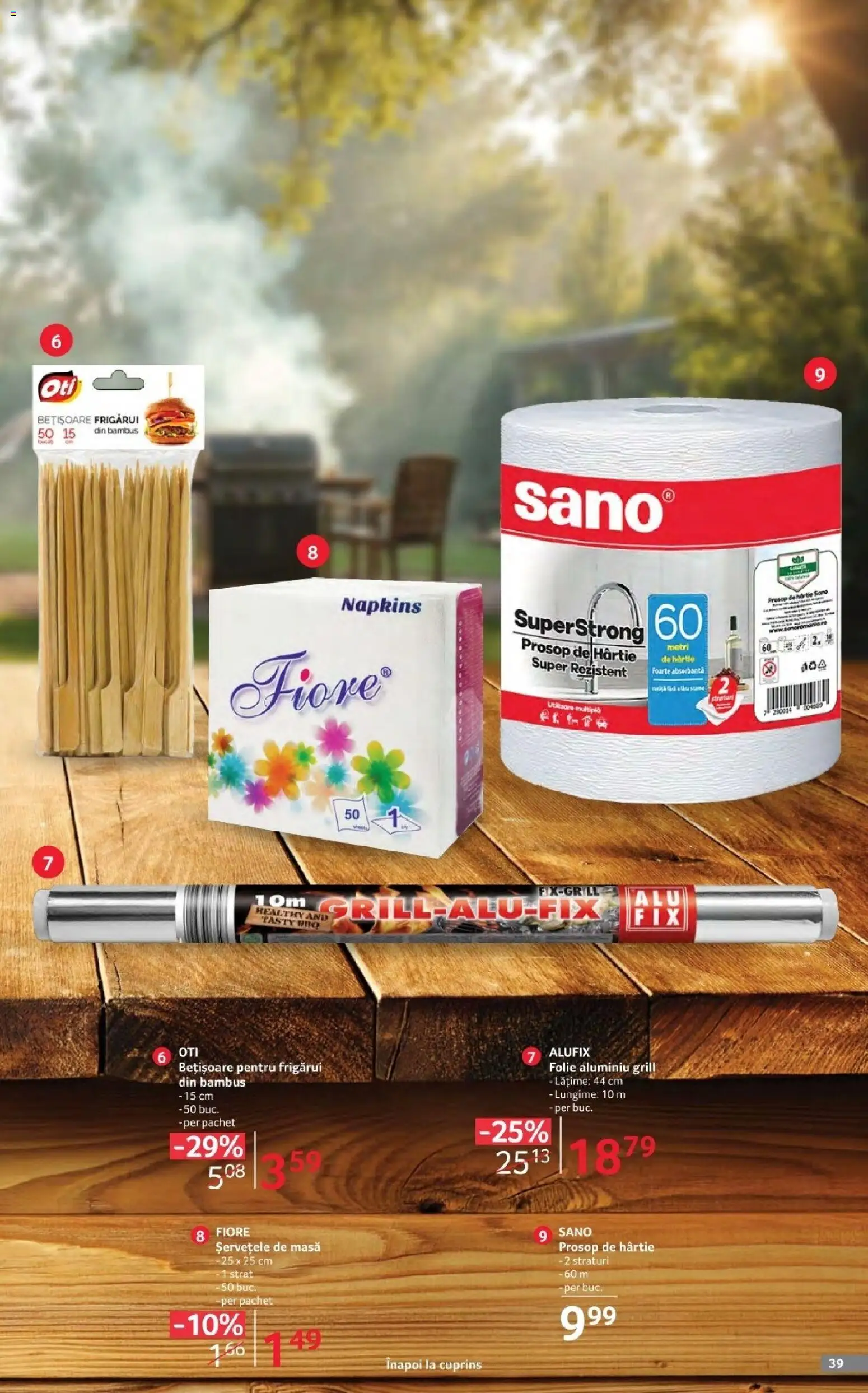 Noul catalog Selgros – valabil de la 17.04.2026 | Pagină: 39 | Produse: Grill, Masă