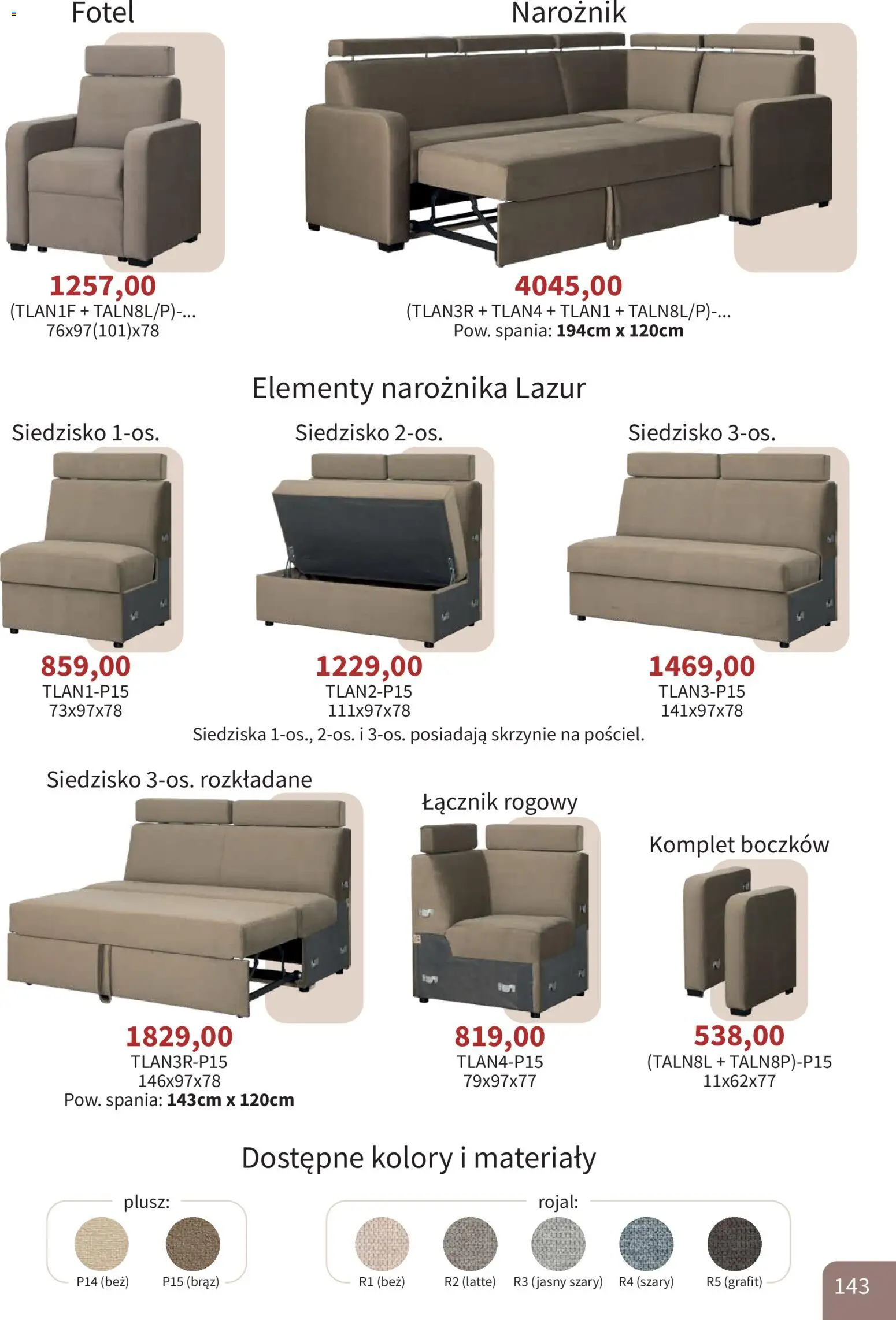 Bodzio Katalog od 01.08.2026 | Strona: 143 | Produkty: Fotel