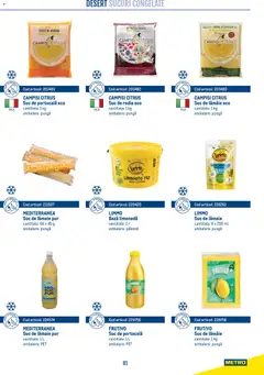 Ofertele Metro valabile de la 21.04.2026 | Pagină: 81 | Produse: Top, Suc de lamaie, Desert, Lămâie