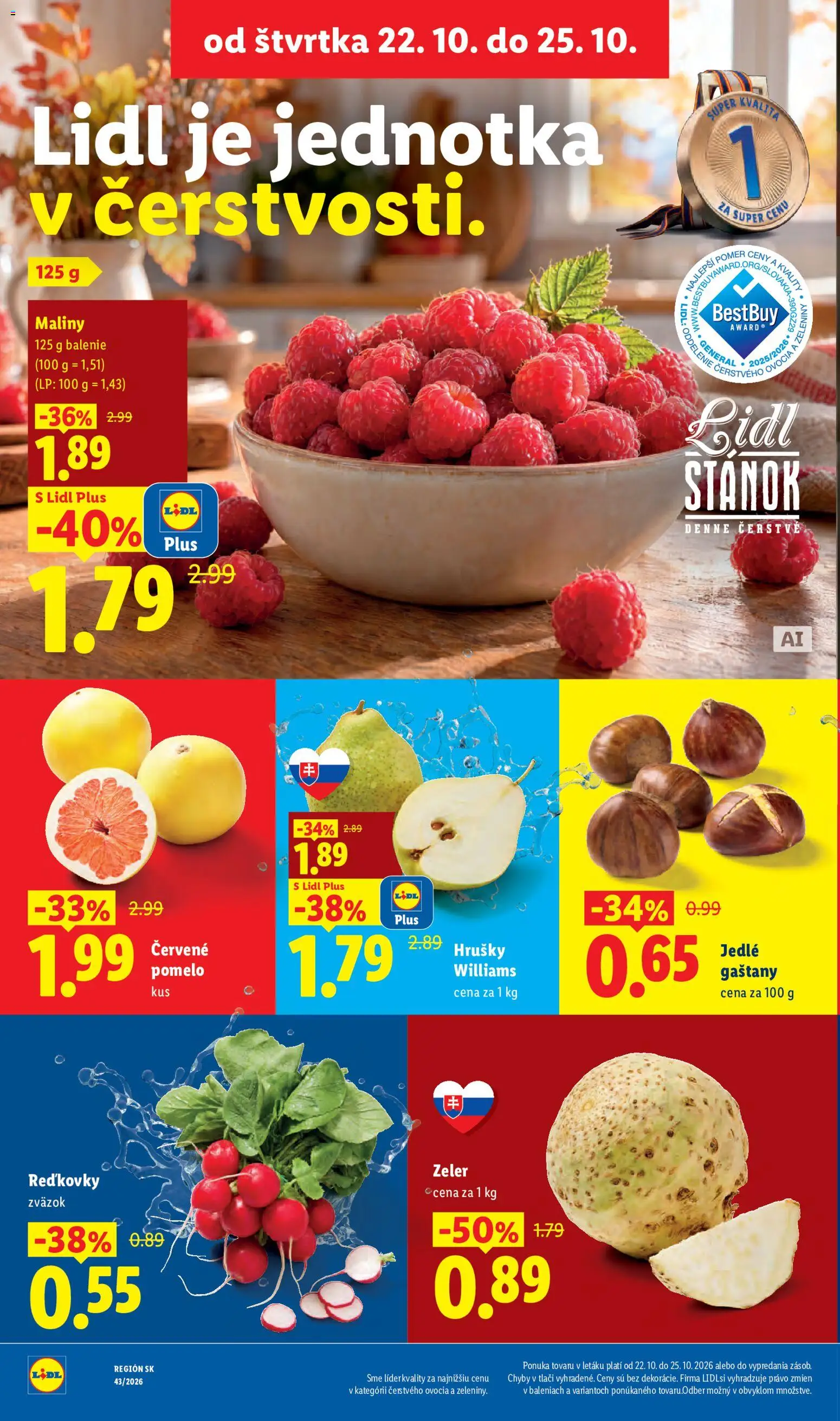 Nové Lidl akcie – leták je platný od 19.10.2026 | Strana: 74
