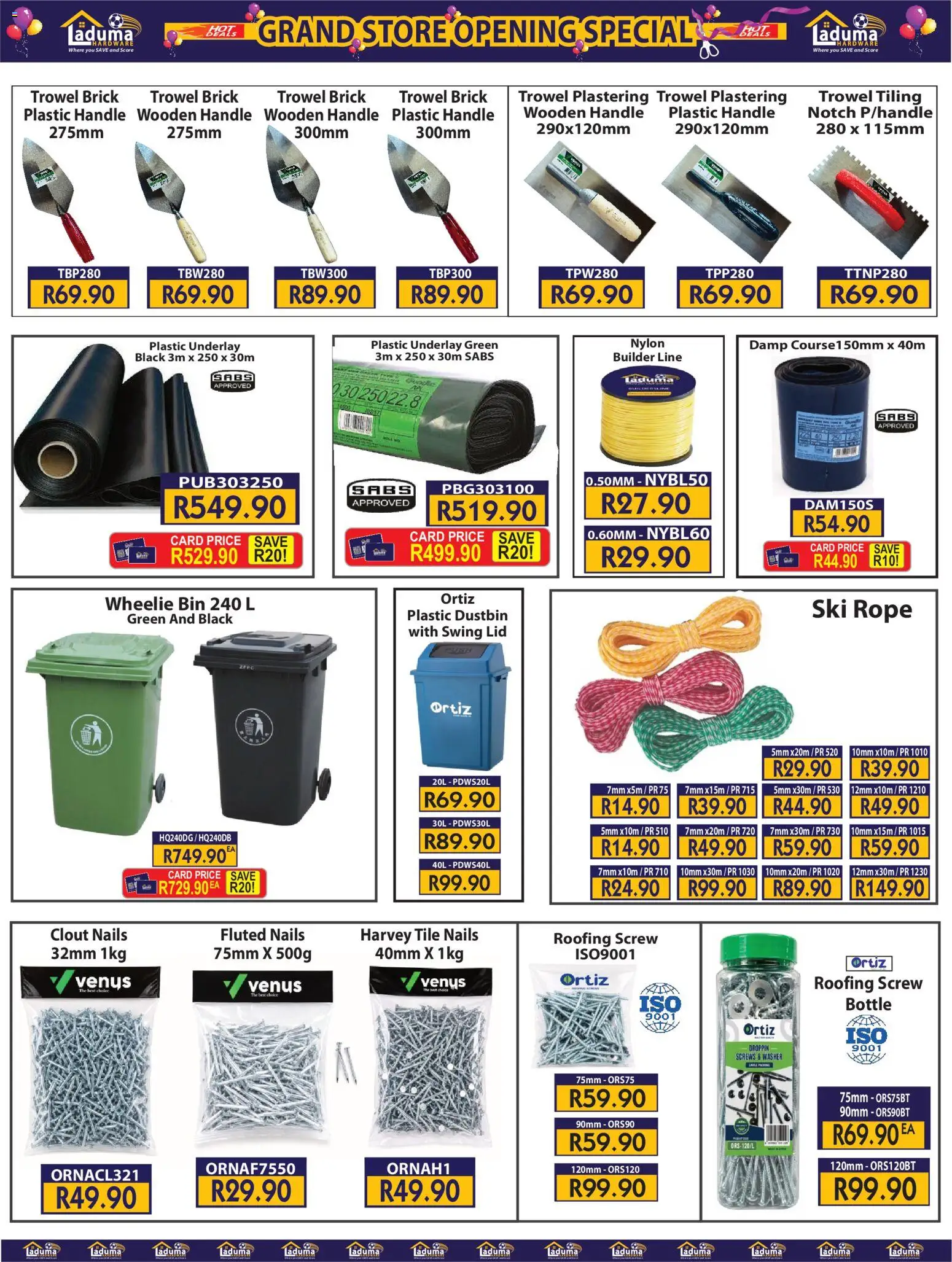 New Laduma Hardware catalogue – valid from 22/10/2026 | Page: 21 | Products: Tiling