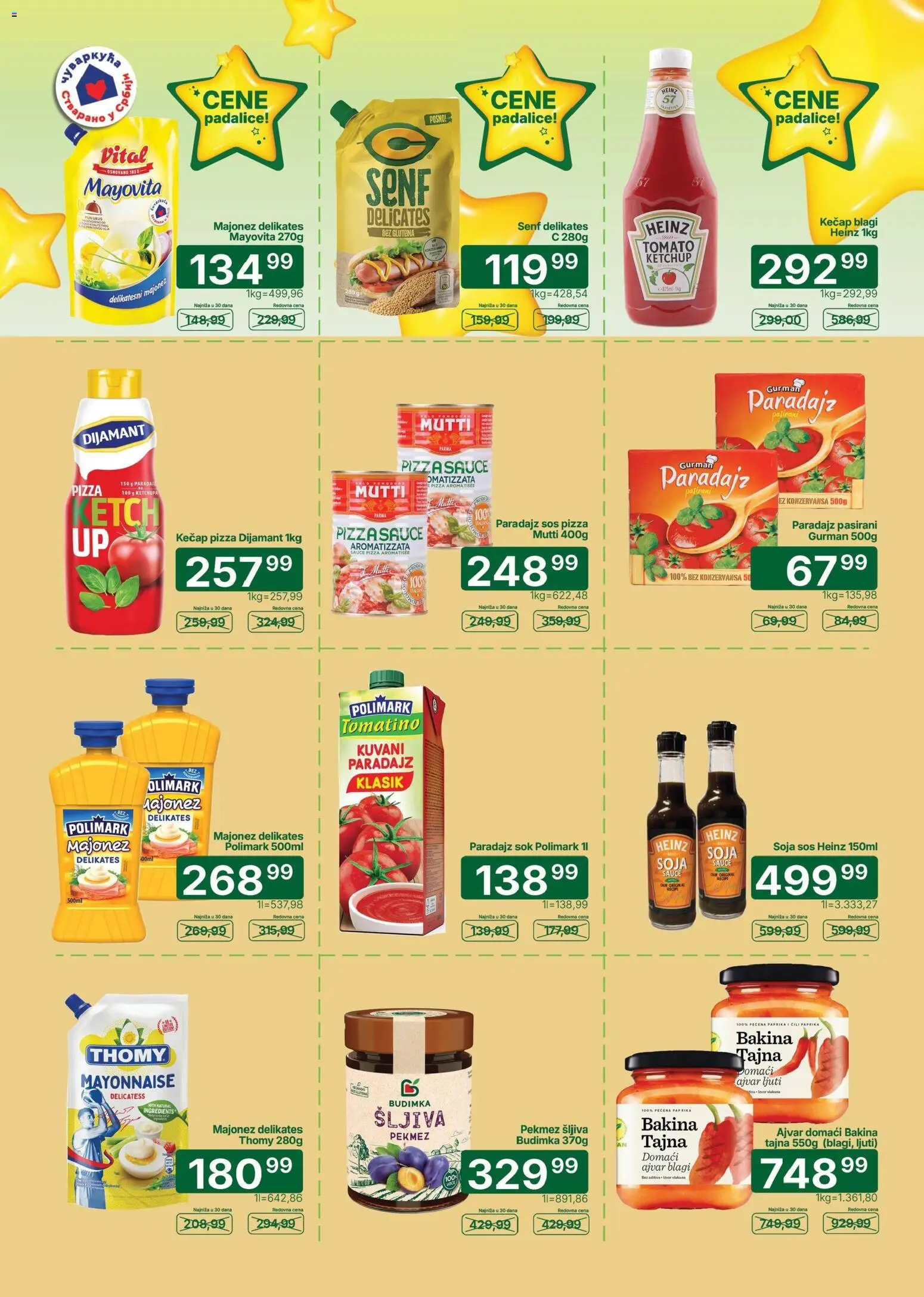 Univerexport katalog - važi od 08.06.2026 | Strana: 14 | Proizvode: Kečap, Senf, Paprika, Paradajz