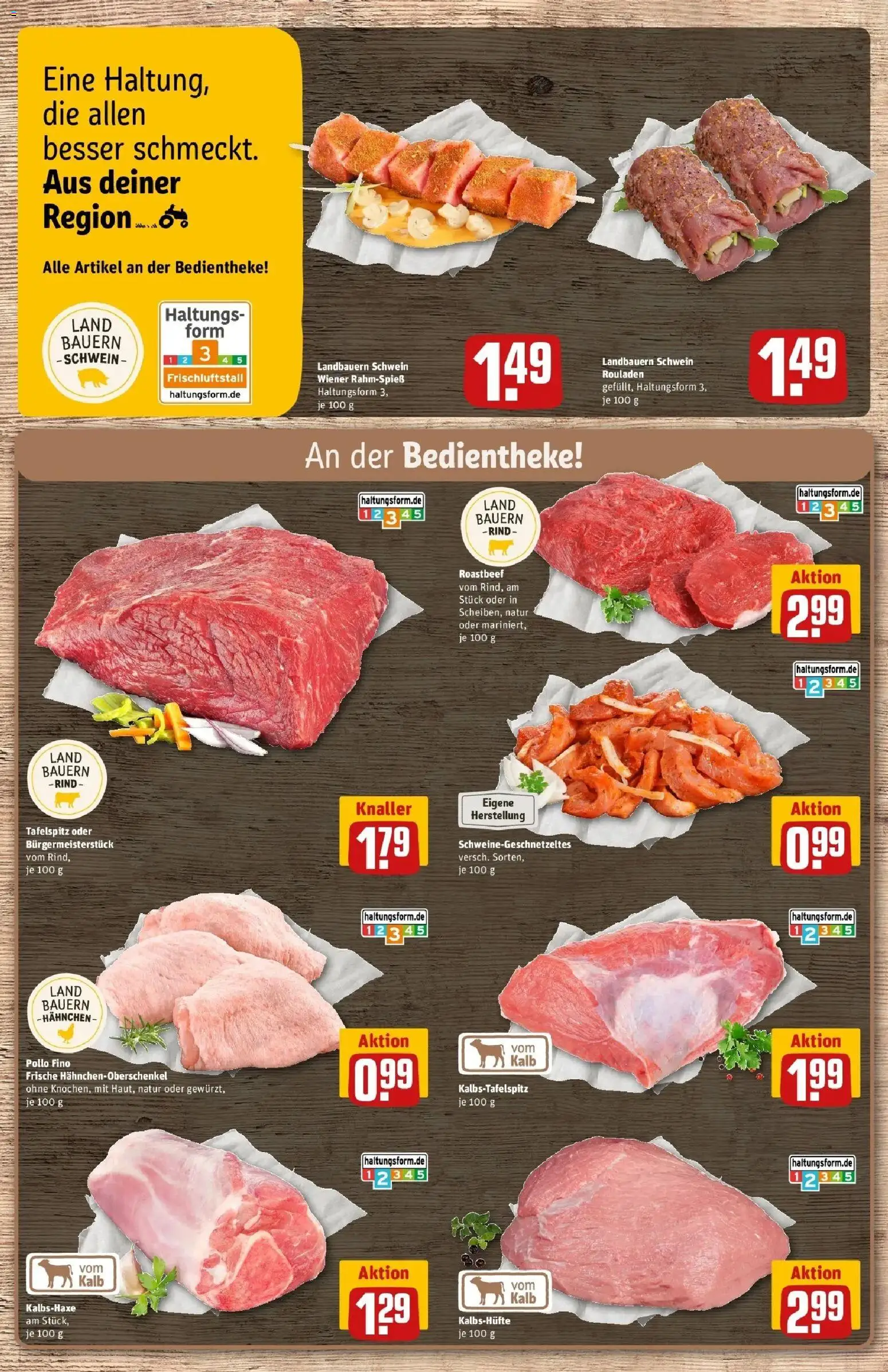 REWE Prospekt ab 05.10.2026 zum Blättern » Angebote | Seite: 10 | Produkte: Tafelspitz, Hahnchen, Roastbeef