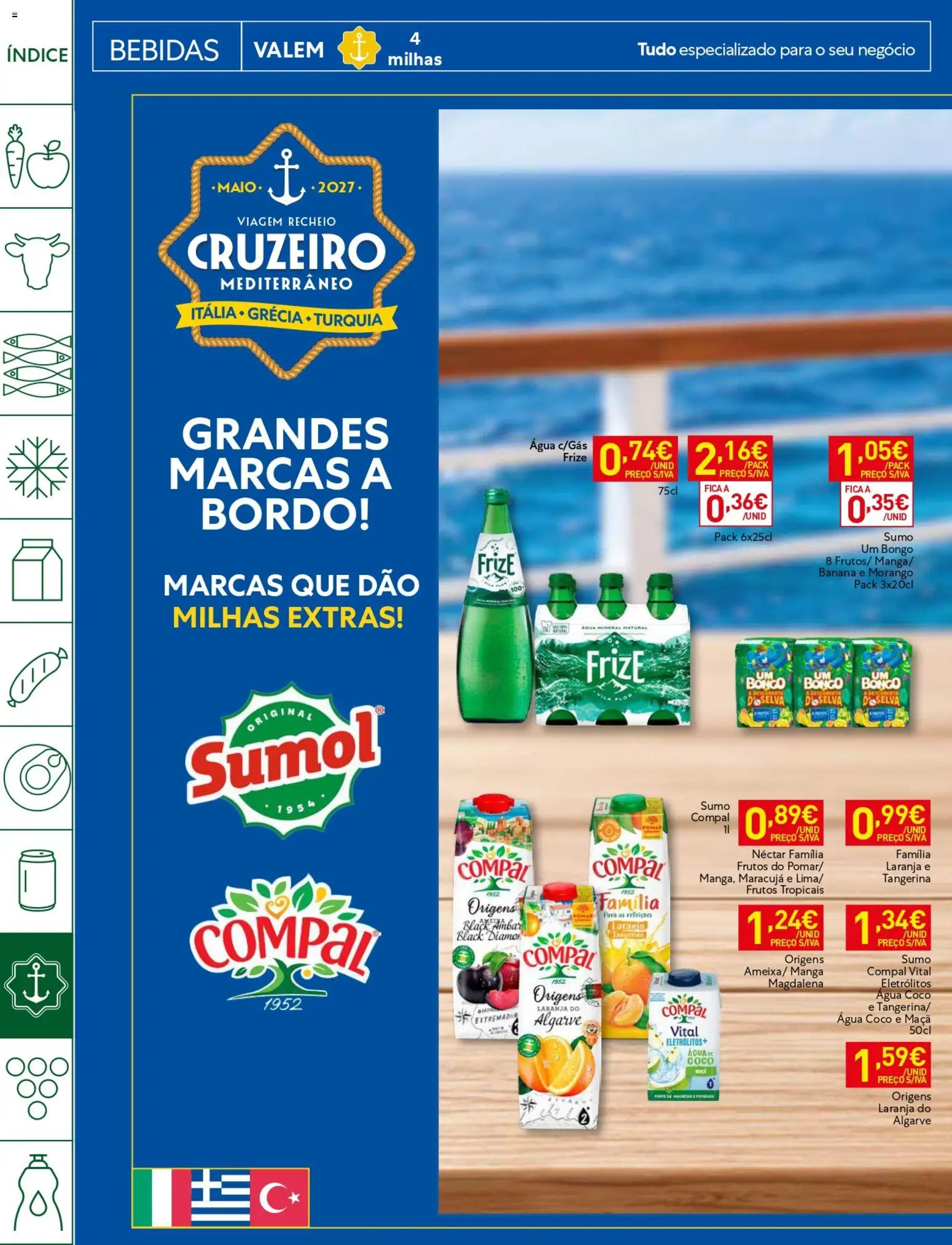 Recheio folheto Horeca │ válido de 20/10/2026 | Página: 18 | Produtos: Agua, Bebidas, Água mineral natural, Maça