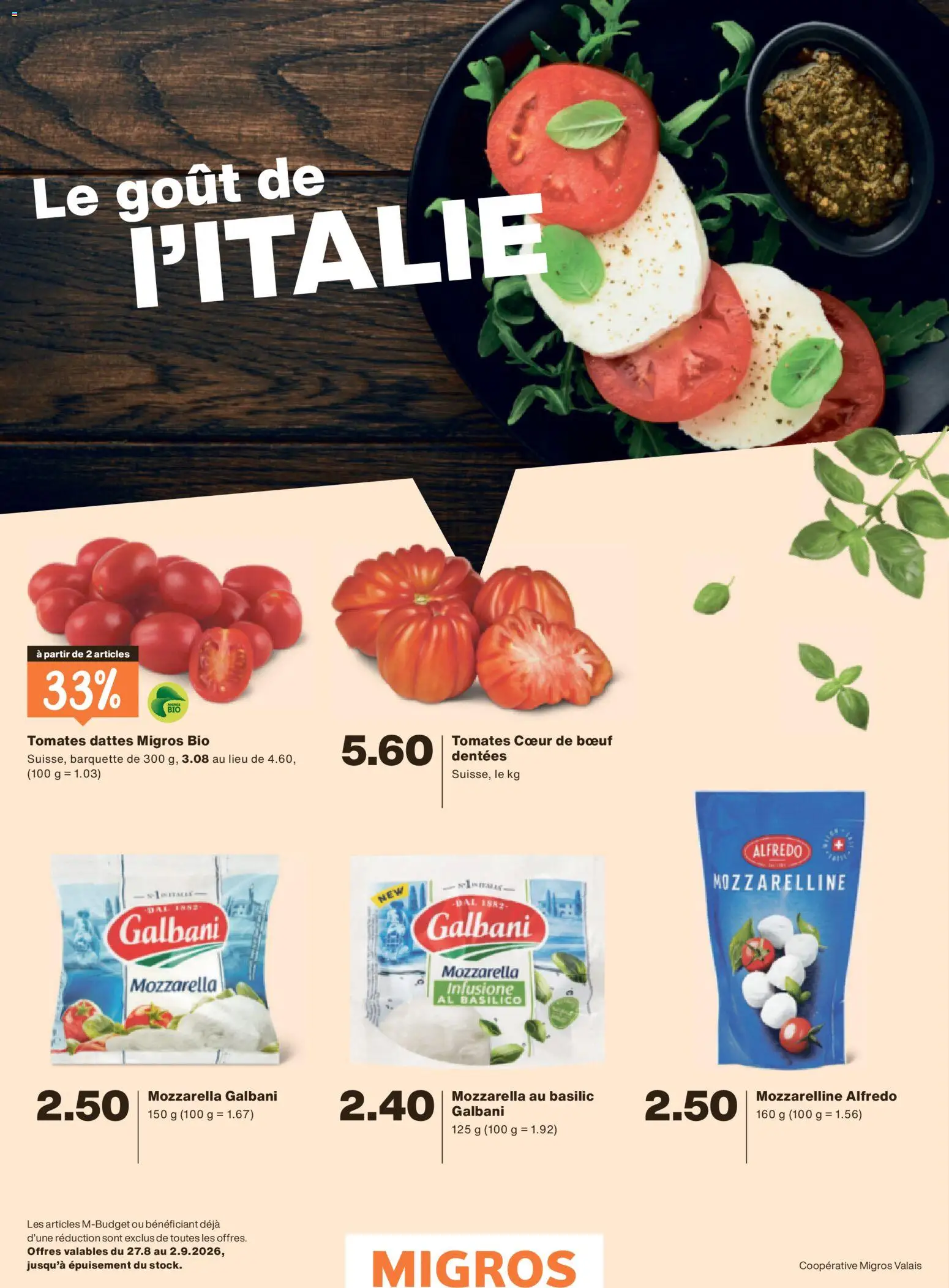Migros aktionen Magazine FR – gültig ab 26.08.2026 | Seite: 29
