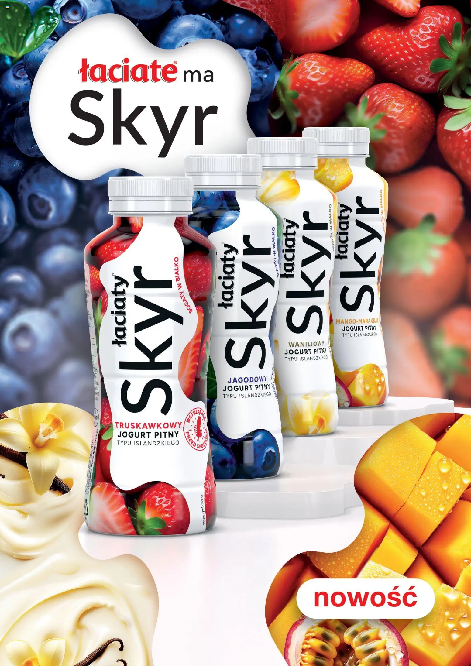 Makro gazetka - Łaciate skyr od 01.07.2026 | Strona: 1 | Produkty: Jogurt pitny, Jogurt, Skyr