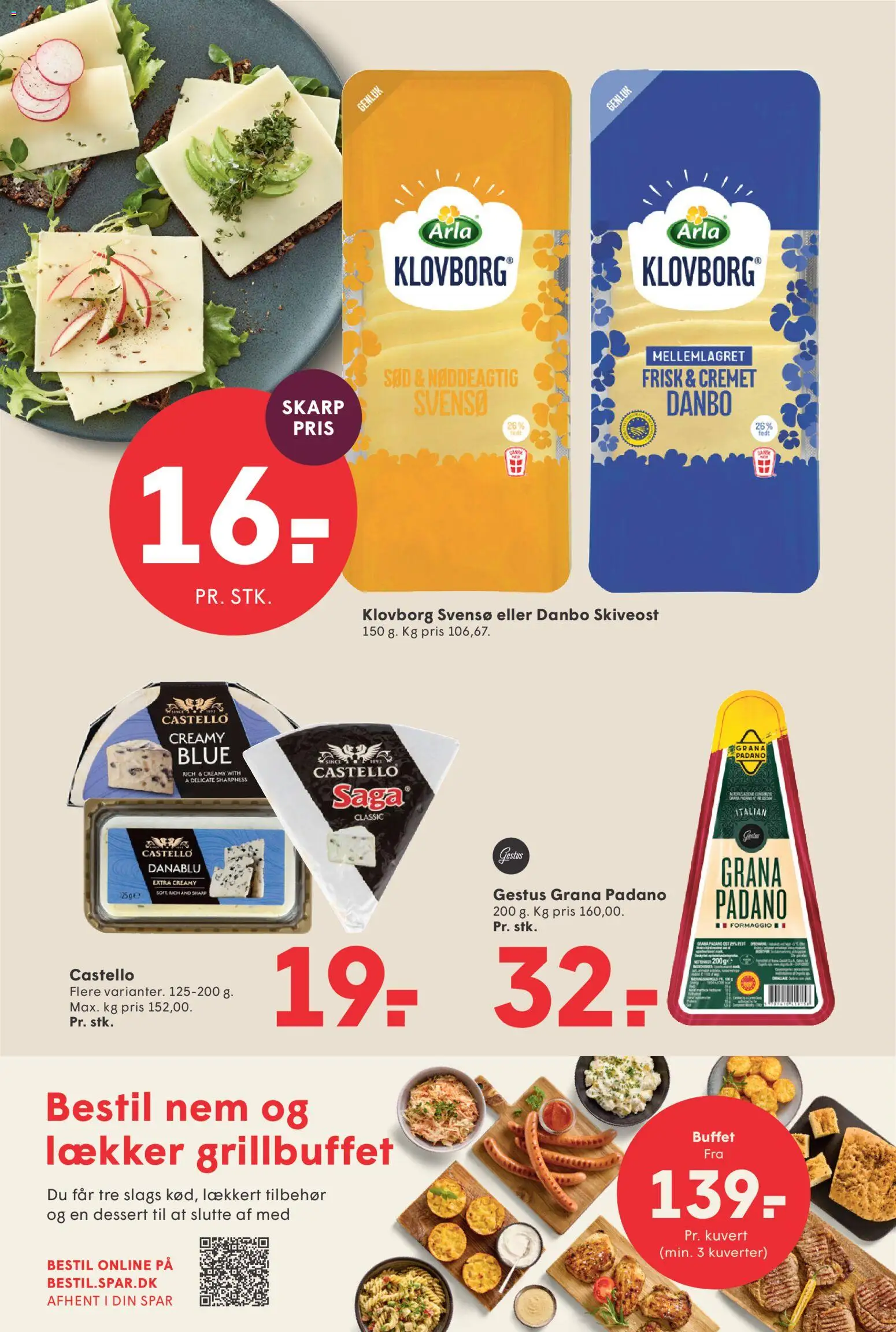 Spar tilbudsavis – gyldig fra 07/08/2026 | Side: 13 | Produkter: Skiveost