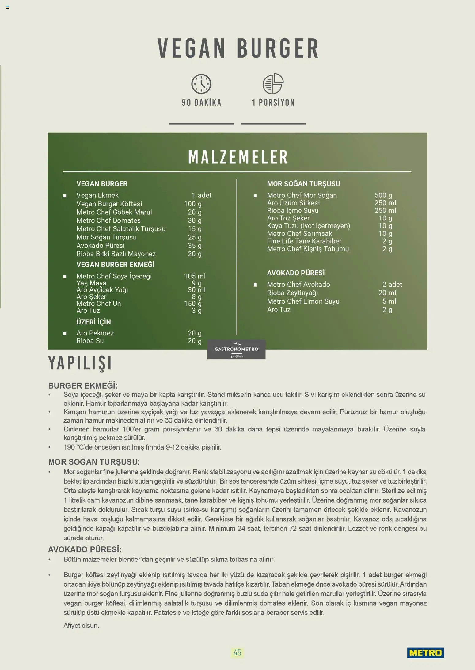 Metro - Bitki Bazlı ve Vegan 2025 - 21 Ekim 2025 tarihinden itibaren geçerlidir | Sayfa: 45 | Ürünler: Ekmek, Salatalık, Avokado, Limon