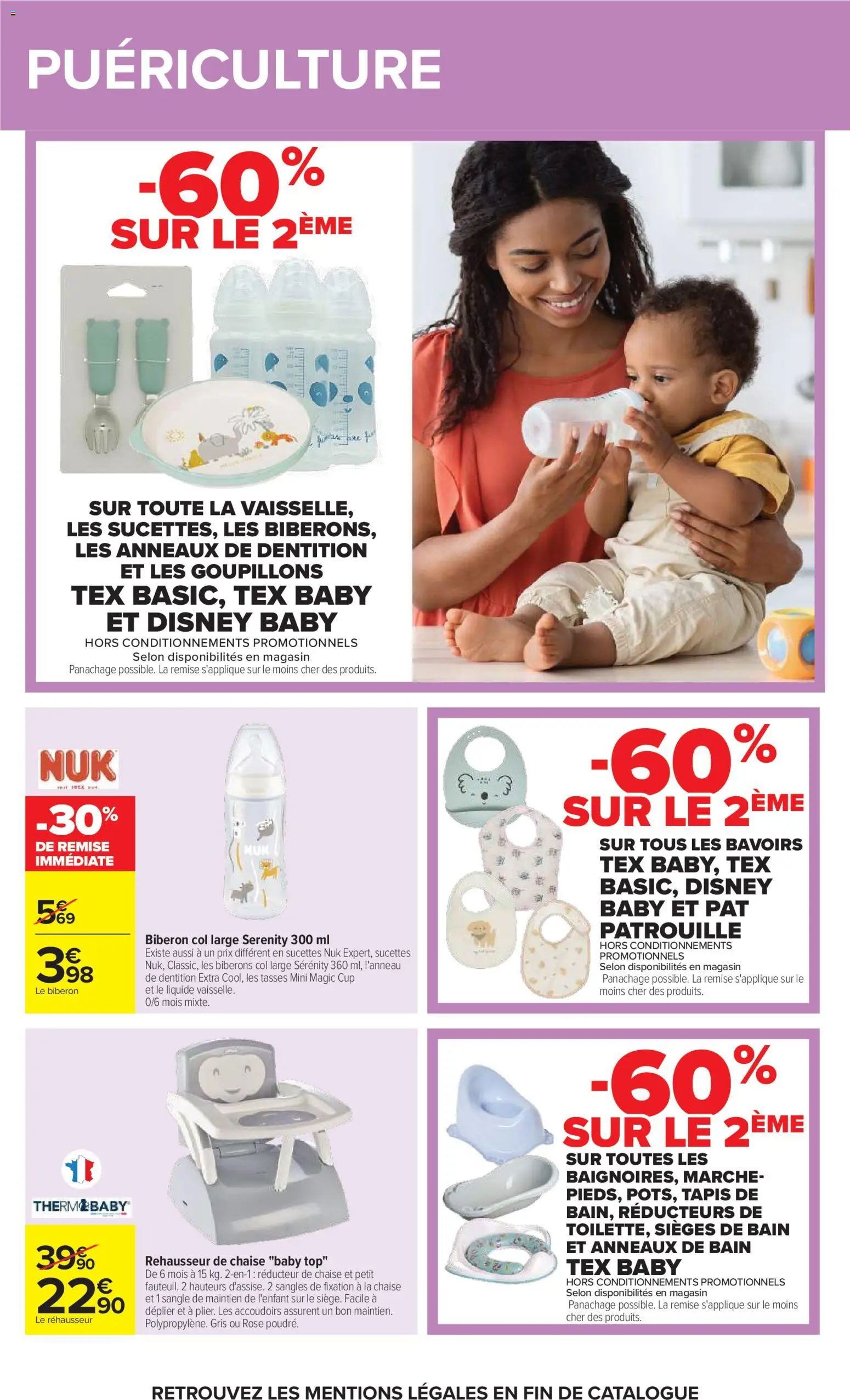 {H1} | Page: 76 | Produits: Biberon, Rehausseur, Chaise, Tapis