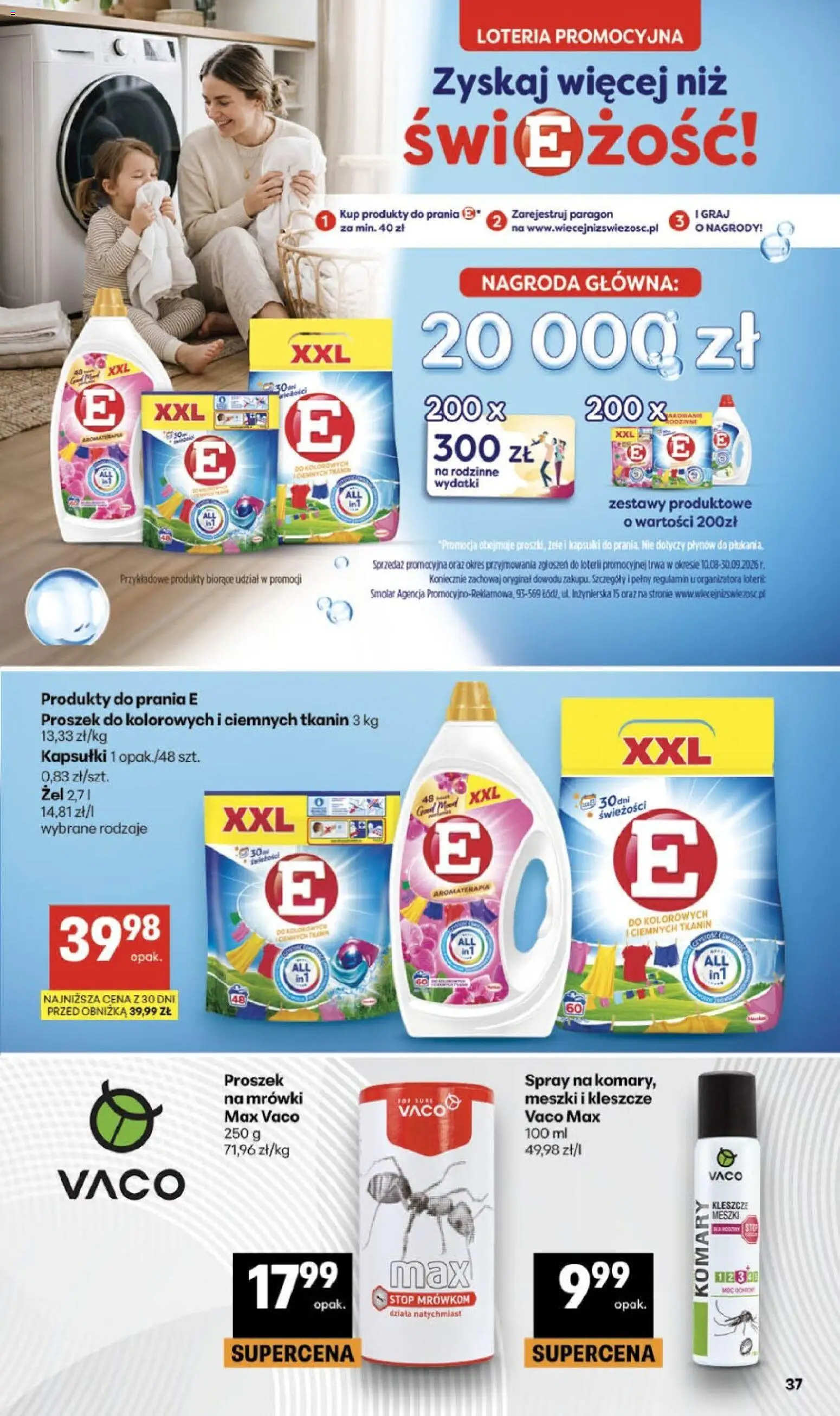 Delikatesy Centrum gazetka od 13.08.2026 | Strona: 37 | Produkty: Kapsułki, Proszek