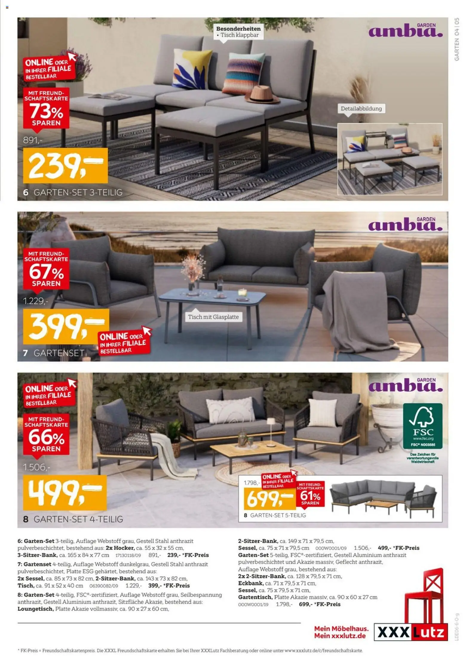 XXXLutz Garten-Preishits – gültig ab 06.06.2026 | Seite: 5 | Produkte: Tisch