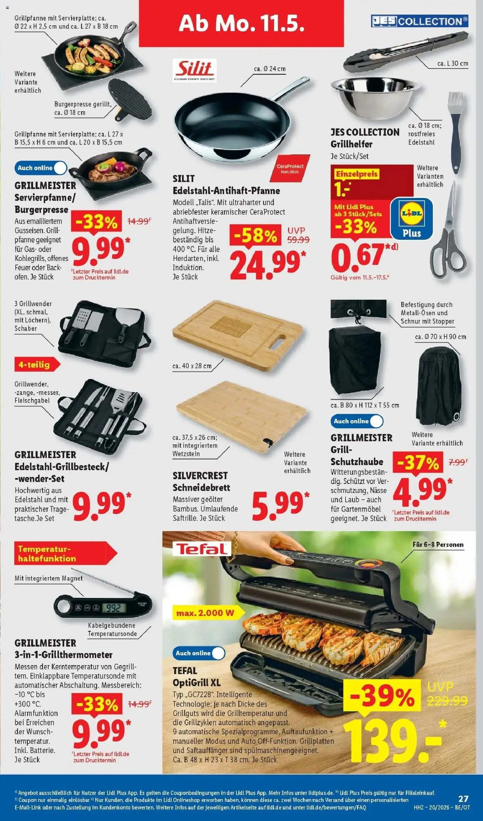 Lidl Prospekt Mahlow – gültig ab 11.05.2026 | Seite: 47 | Produkte: Grill, Gartenmöbel