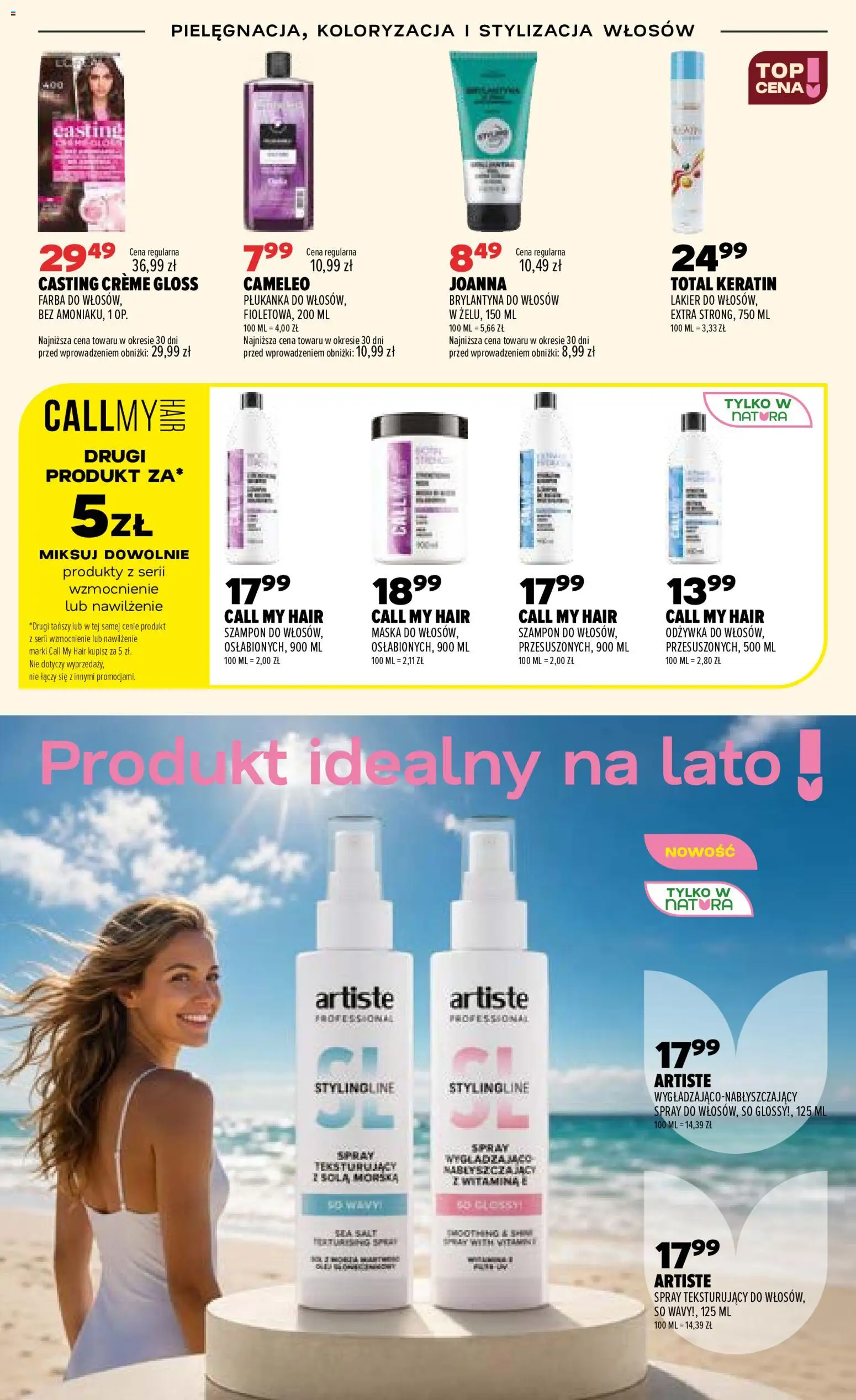 Drogerie Natura gazetka od 21.07.2026 | Strona: 15 | Produkty: Szampon, Odżywka, Maska