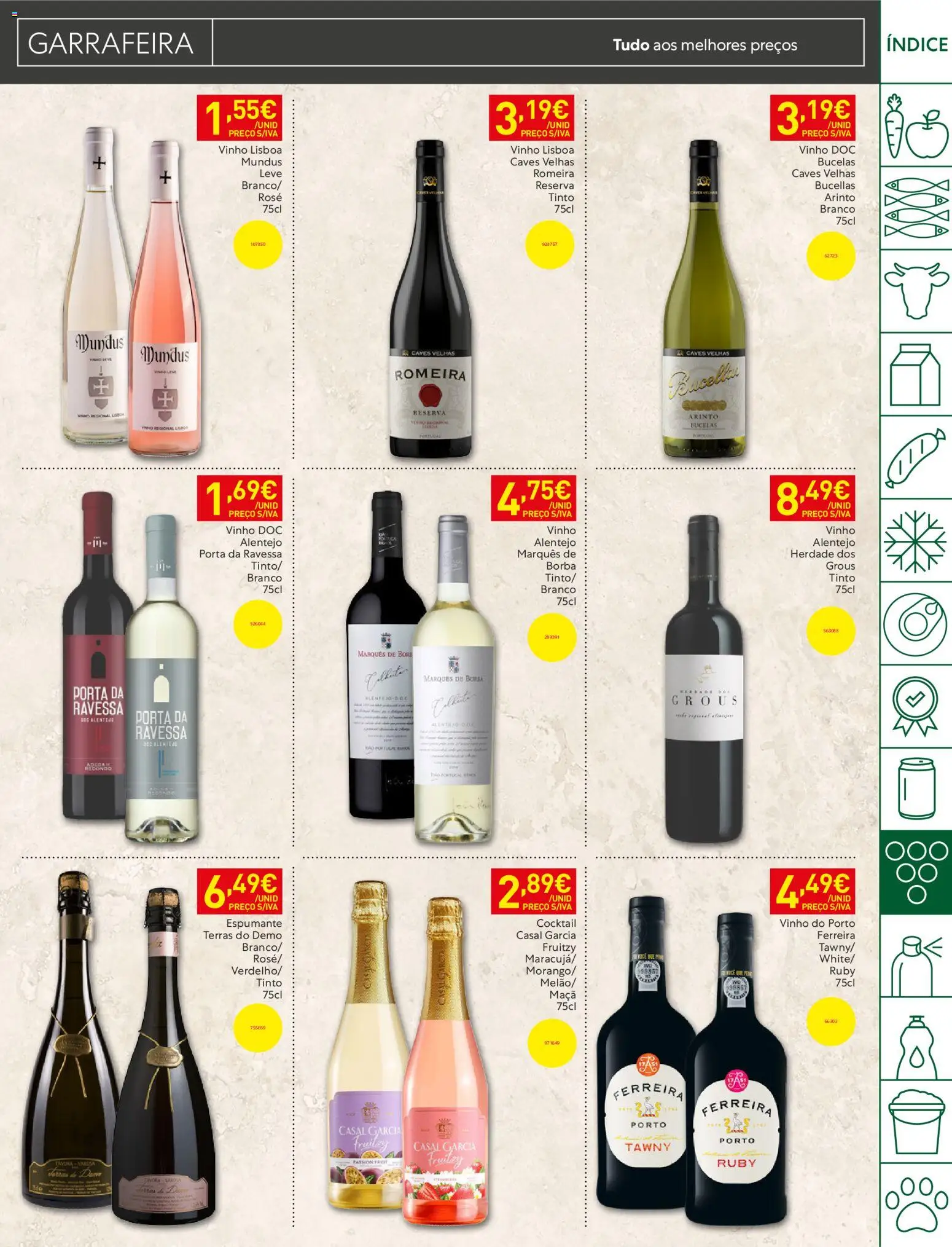 Recheio folheto Madeira │ válido de 14/07/2026 | Página: 29 | Produtos: Porta, Espumante, Maça, Vinho