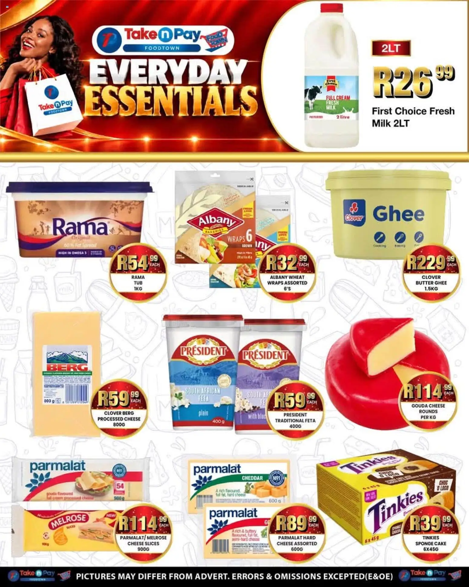New Take n Pay catalogue – valid from 12/10/2026 | Page: 4 | Products: Cake, Butter, Cheddar, Cream