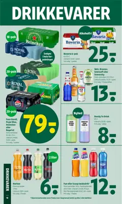 Royal øl, 20-pak. Sælges i hele forpakninger gyldig fra 14.05.2026 | Side: 22 | Produkter: Faxe Kondi, Cola, Pepsi, Pepsi Max