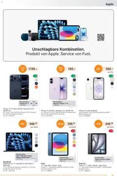 Fust aktionen ab 22.06.2026 gültig | Seite: 35 | Produkte: Apple, Macbook, Airpods, Ipad